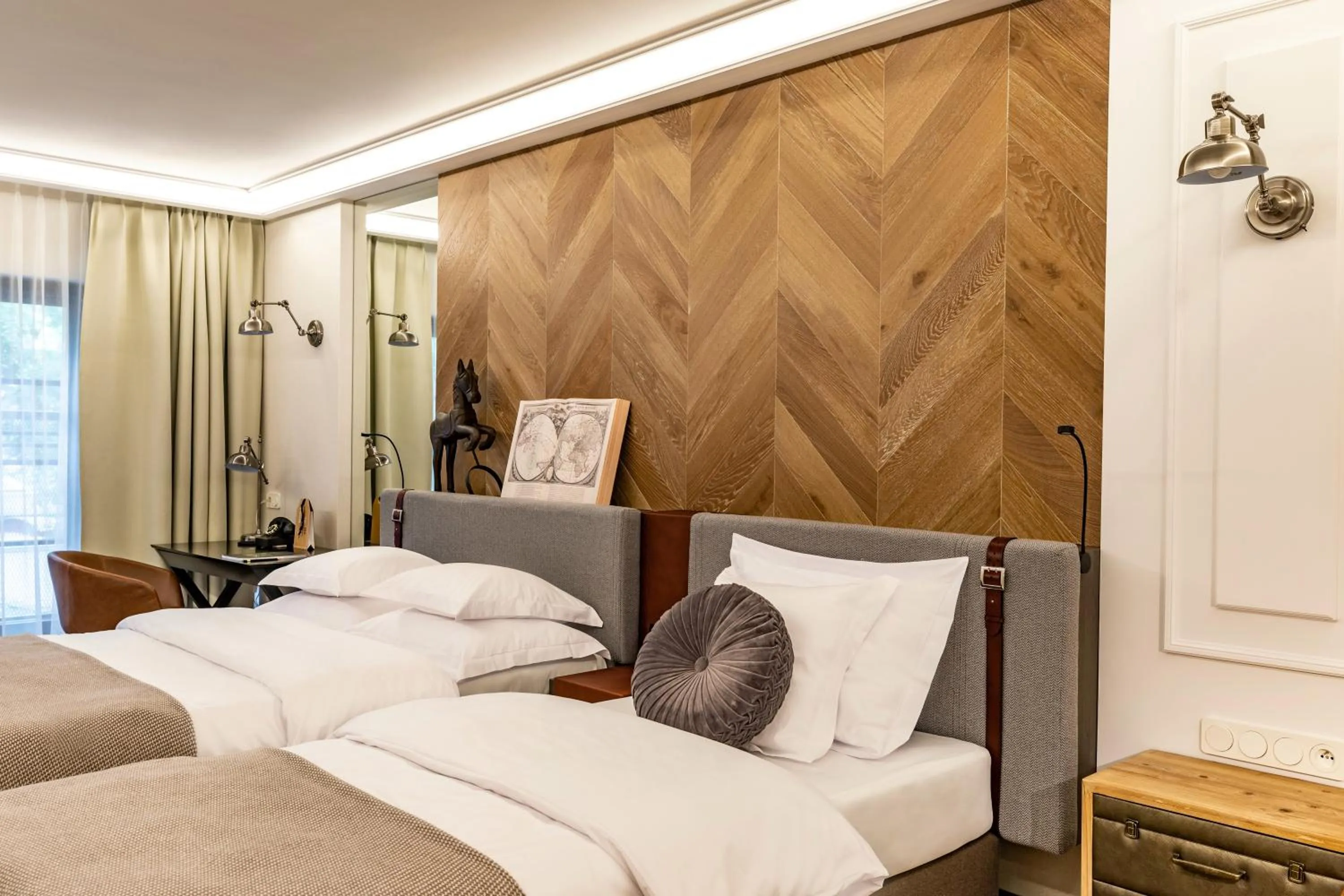 Bed in Hotel Traugutta3