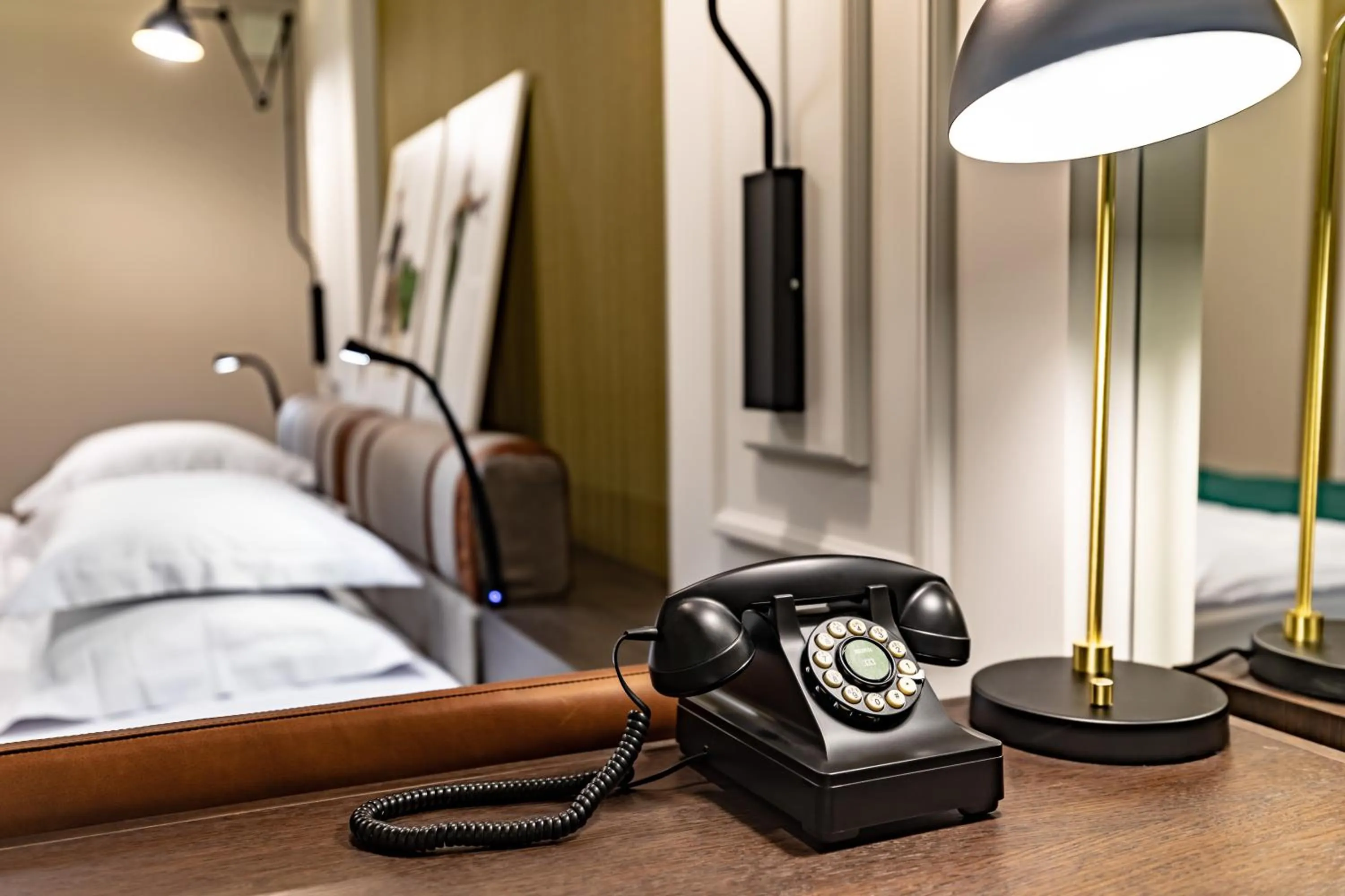 Bed in Hotel Traugutta3