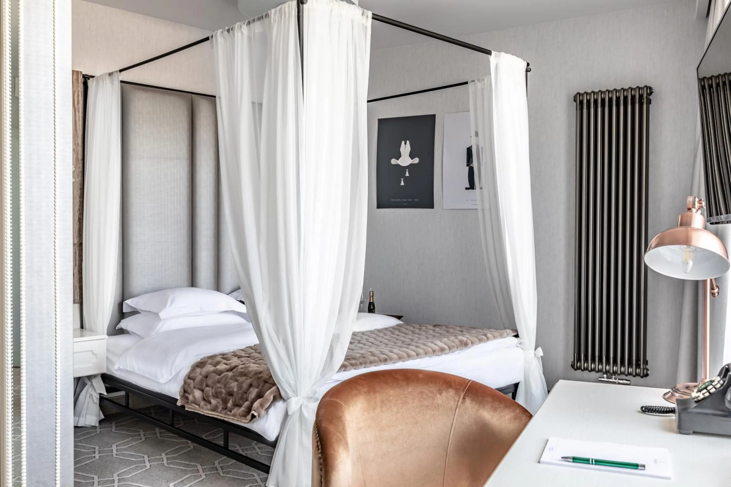 Bed in Hotel Traugutta3