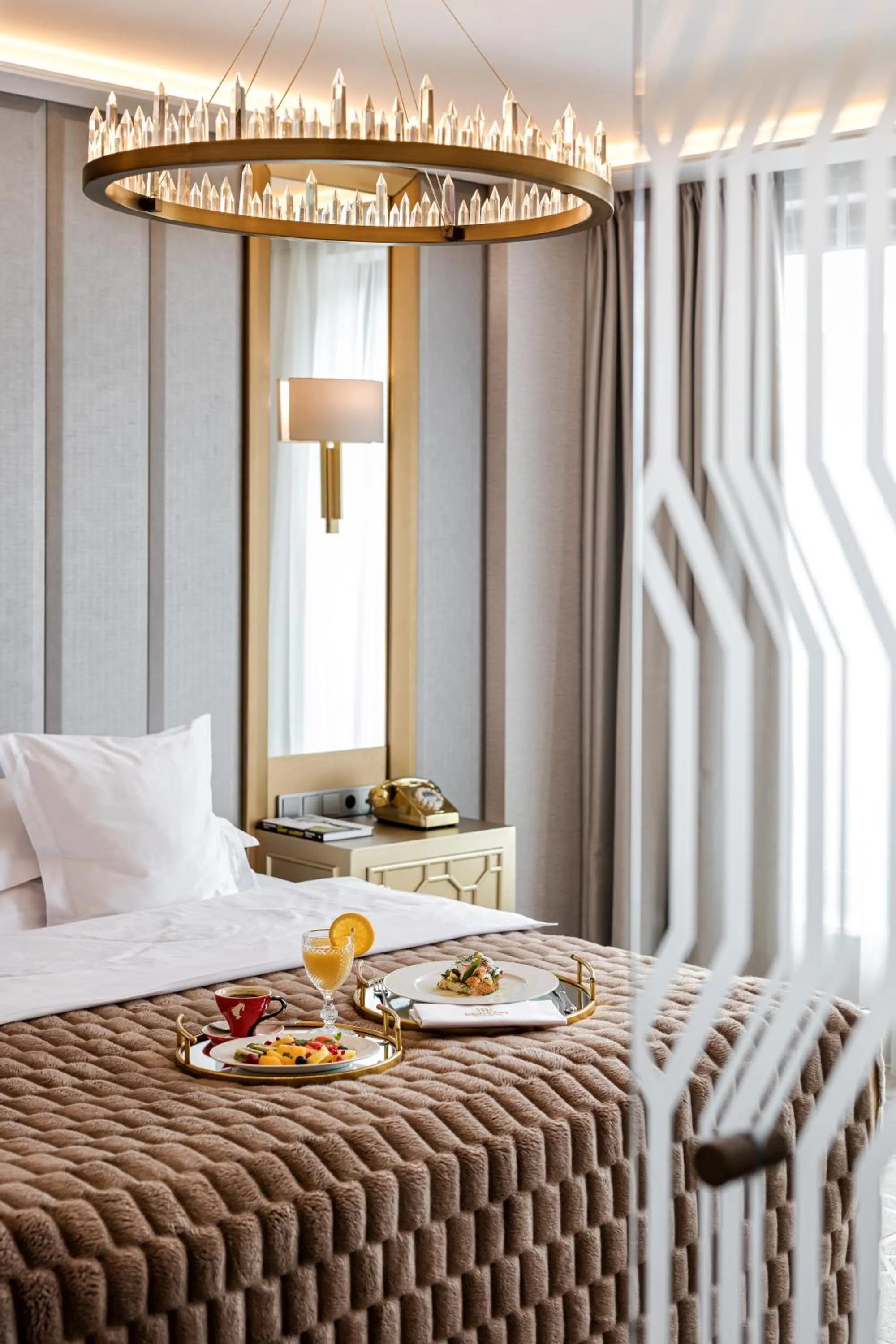 Bed in Hotel Traugutta3