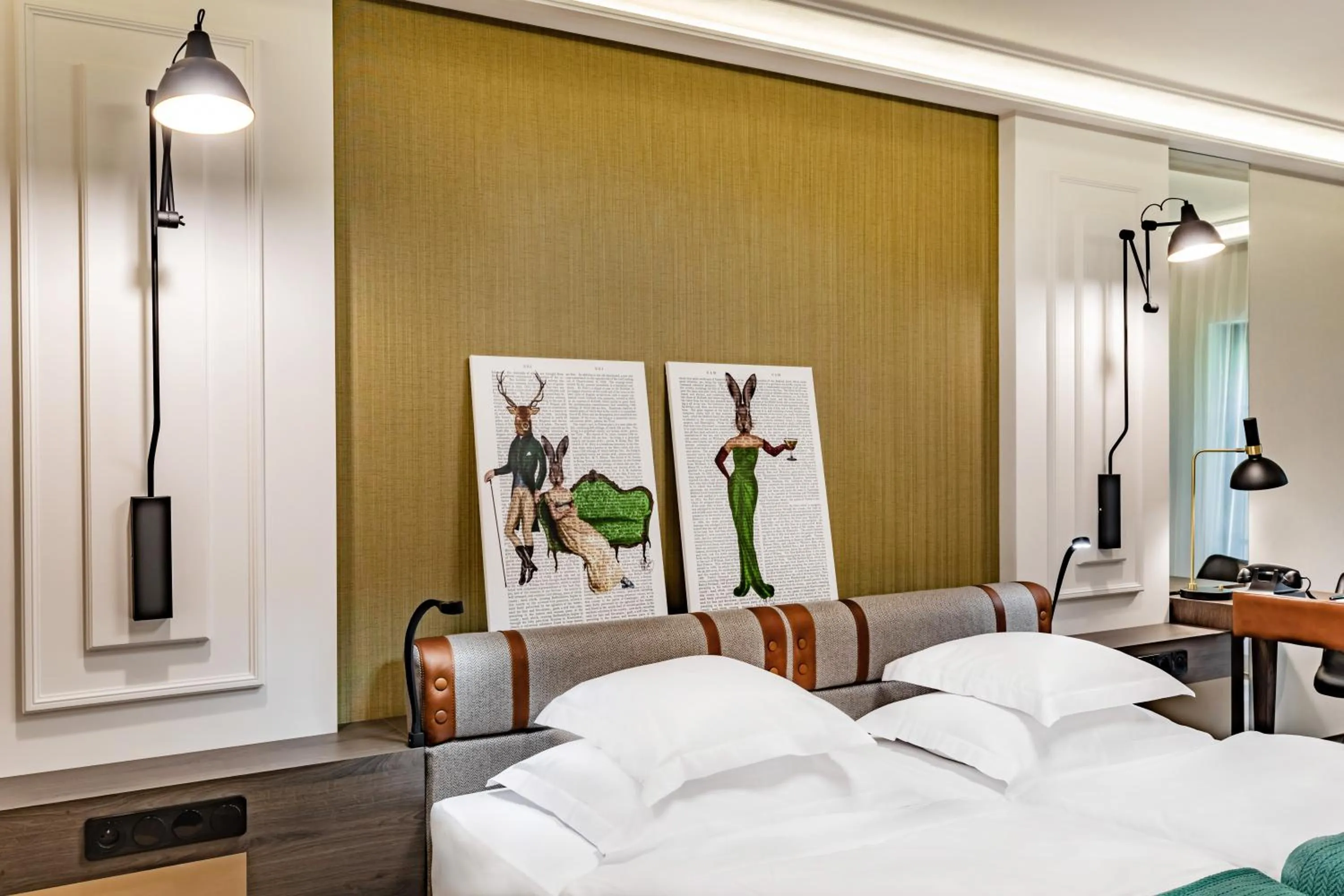 Bed in Hotel Traugutta3