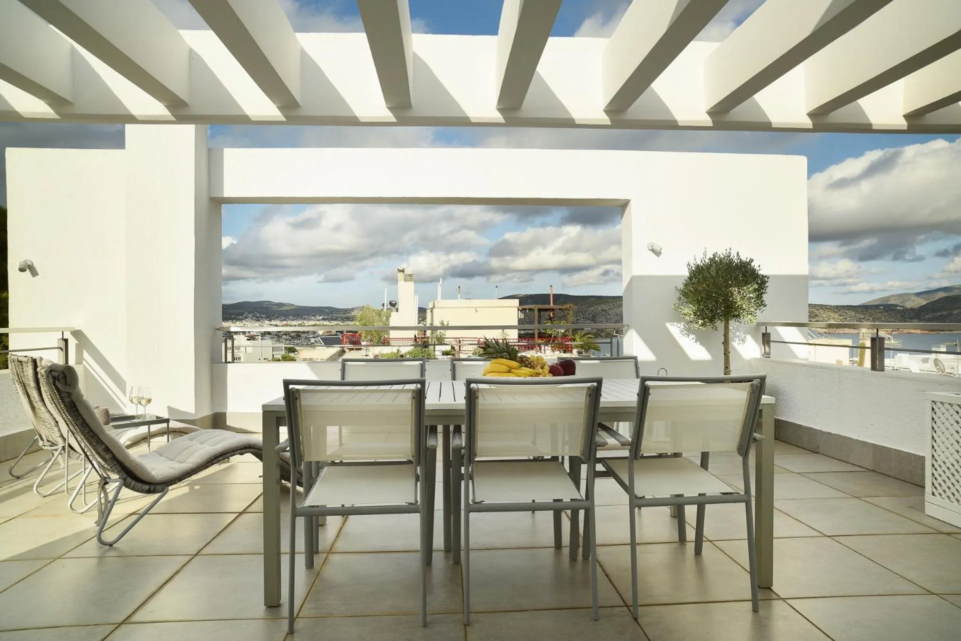 the coolest loft and terrace-varkiza sea view