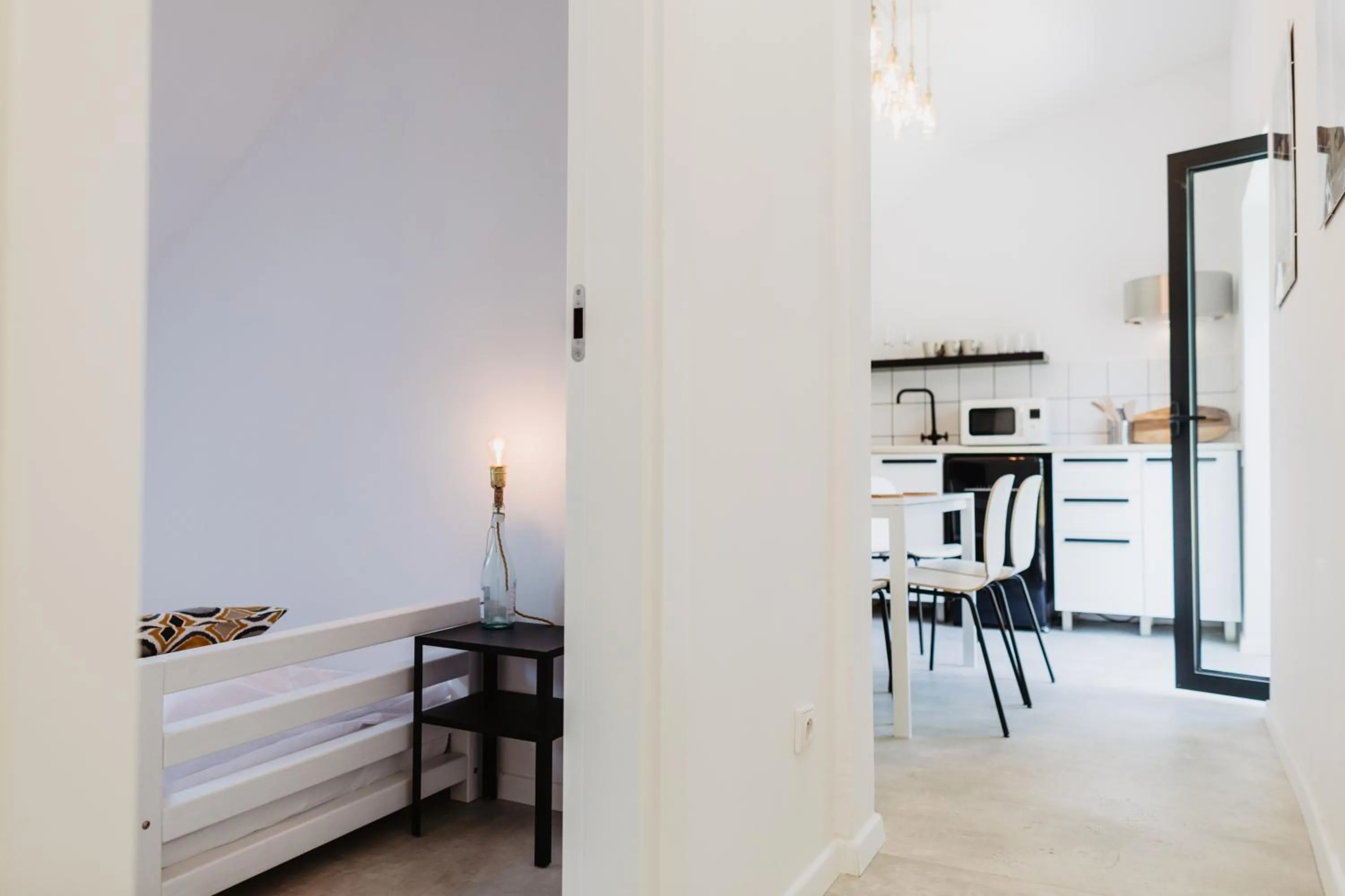 Two-Bedroom Deluxe Apartment with Balcony in Street Food Possonium Apartments
