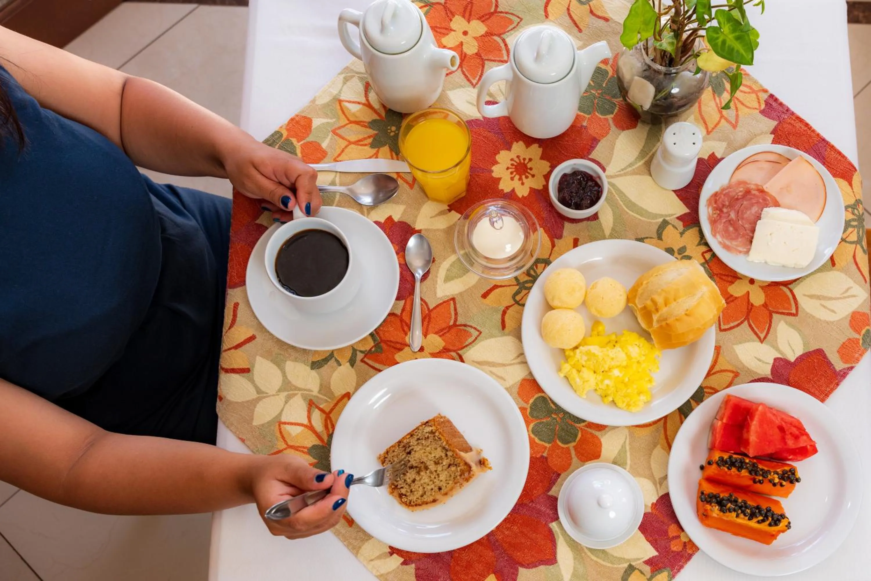 Continental breakfast in Pousada Serra do Jordão by Concavus
