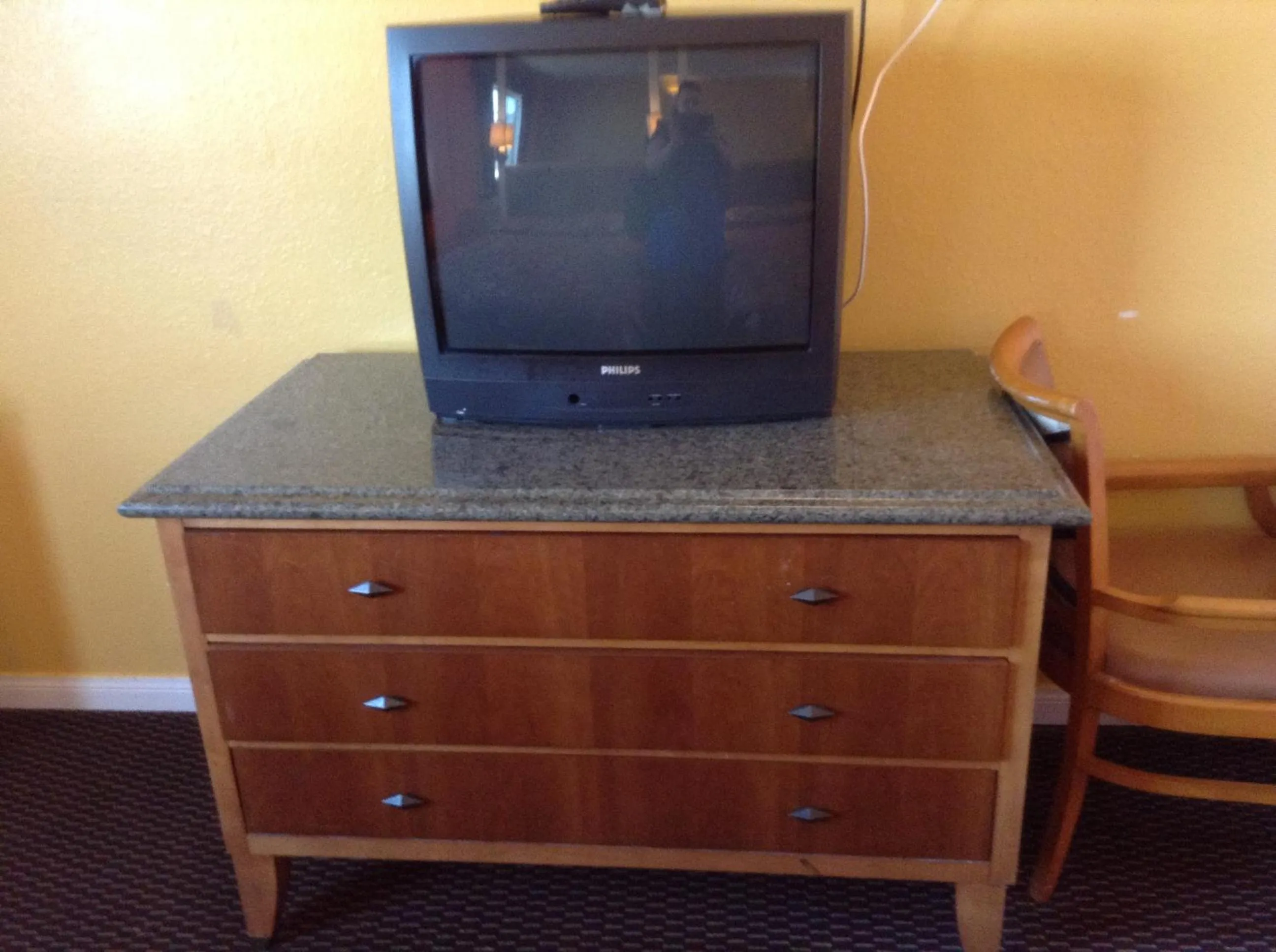 TV/Entertainment Center in Coast Motel