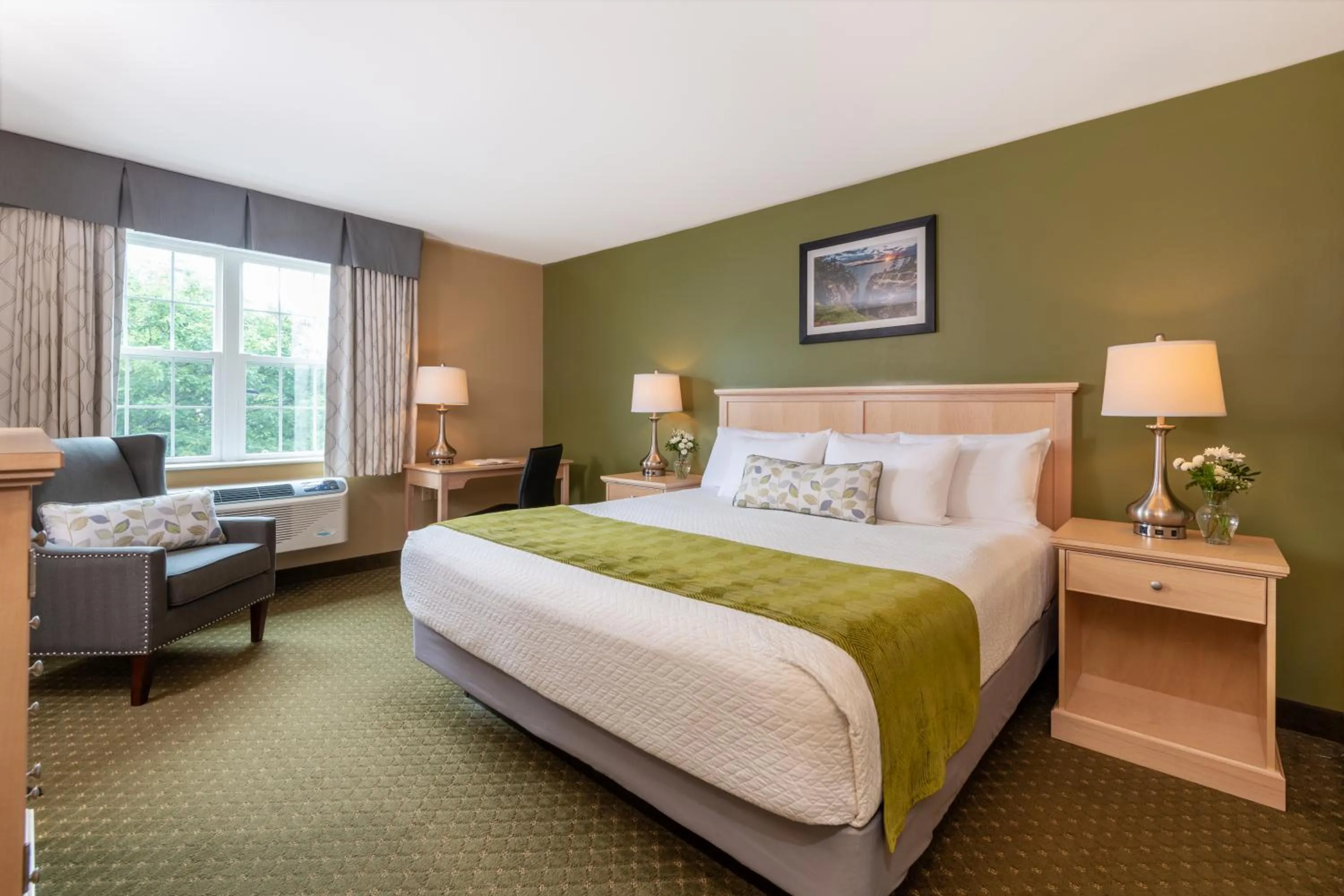King Room in Acadia Inn