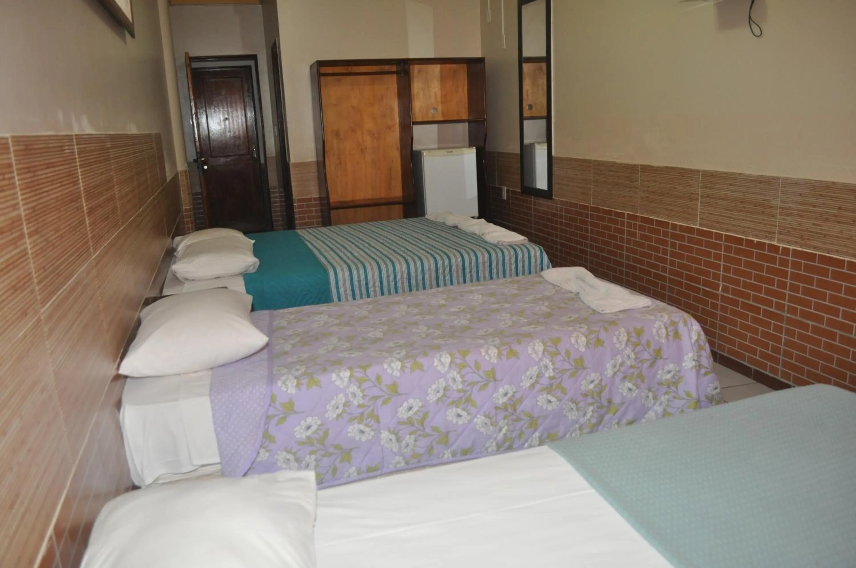 Bed in Hotel Pousada Paraíso das Águas