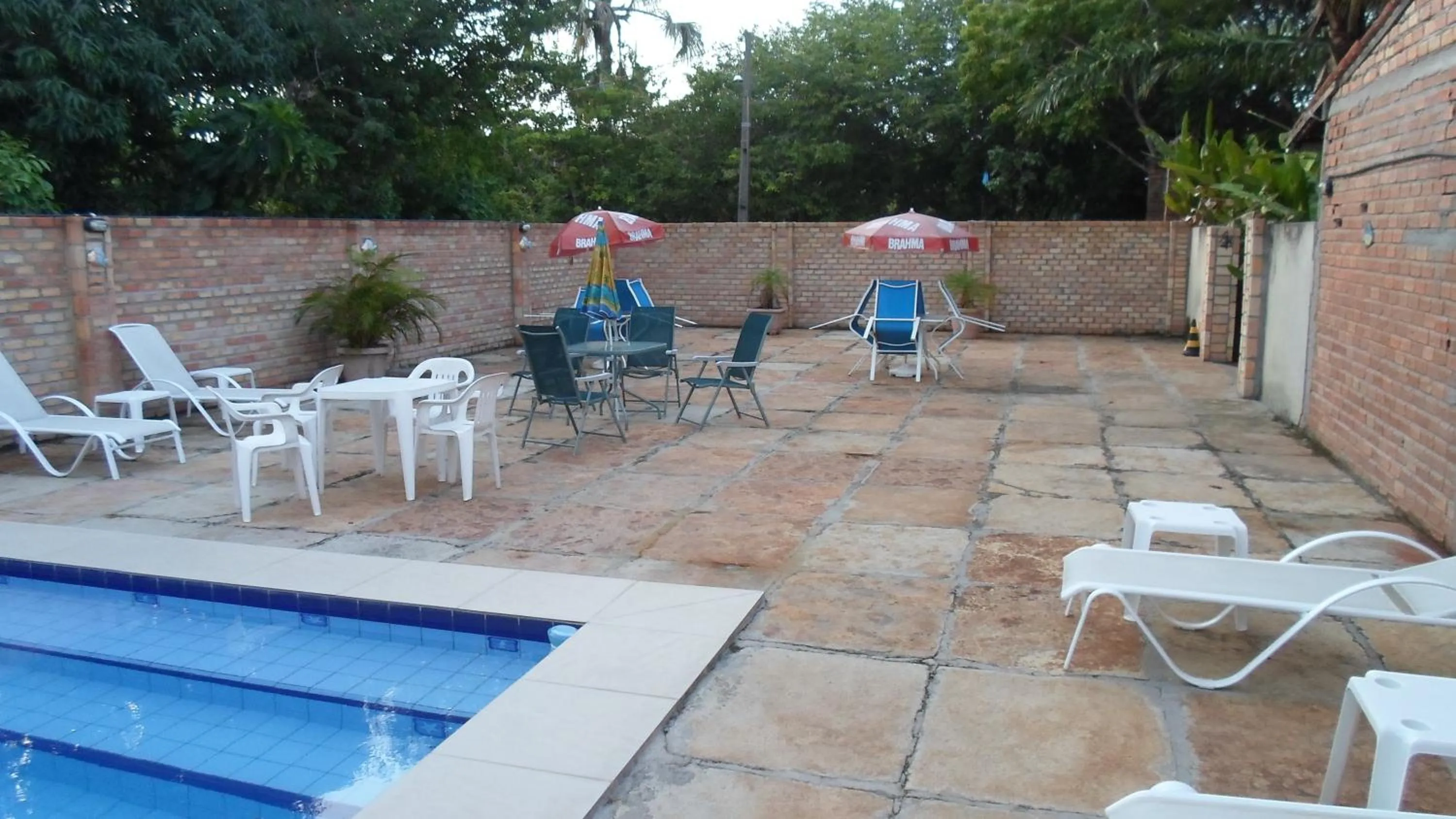 Swimming pool in Hotel Pousada Paraíso das Águas