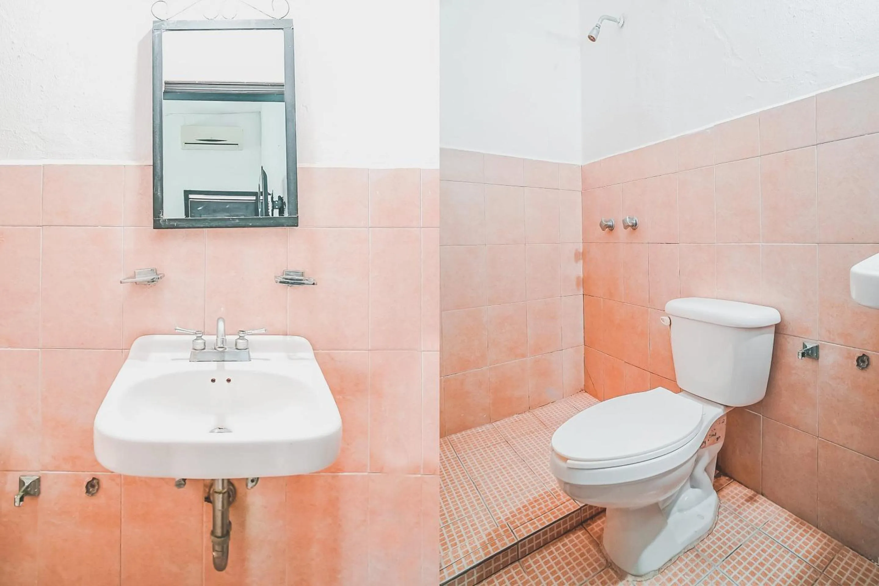 Bathroom in Capital O Los Angeles, Chiapa de Corzo