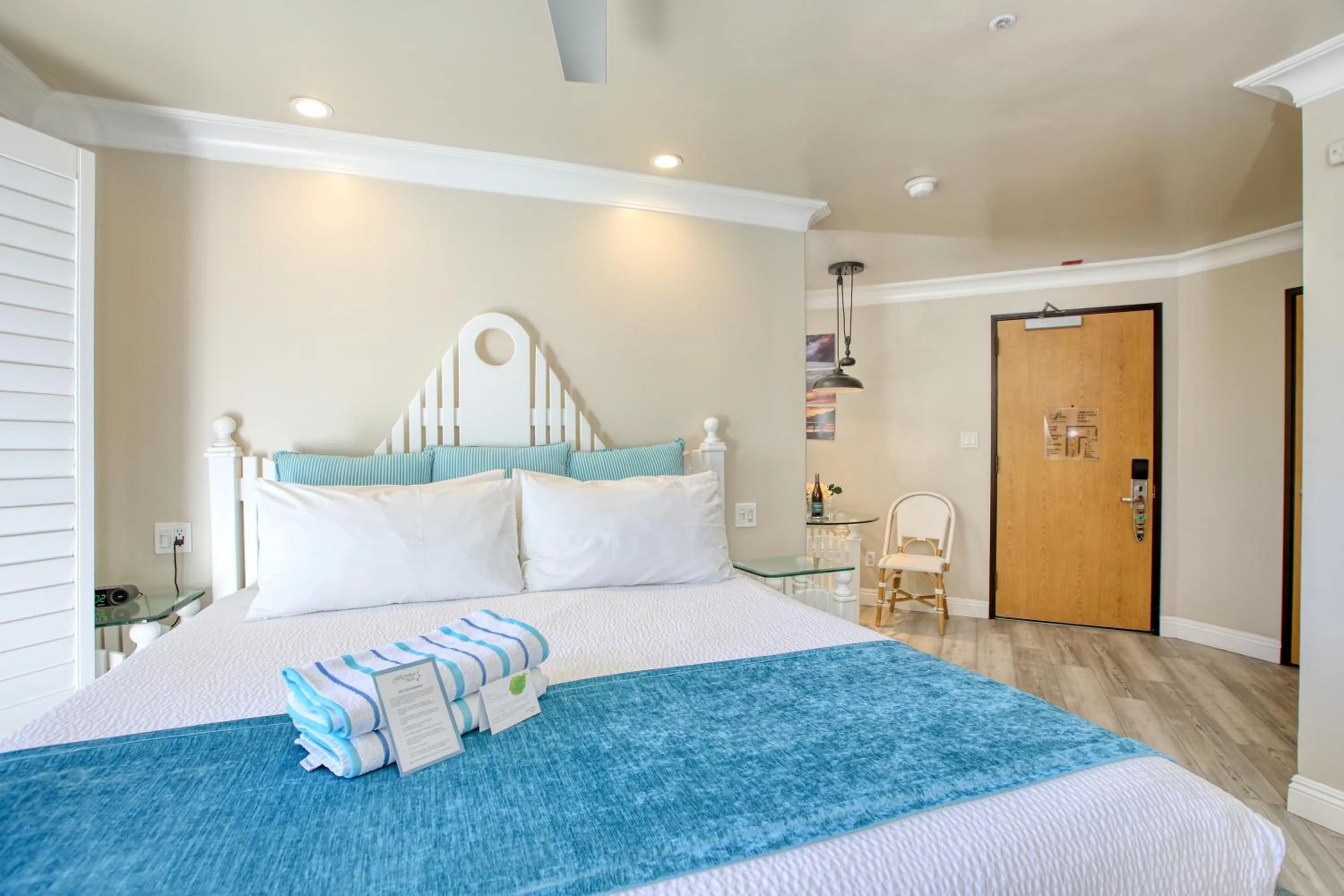 Bed in SeaVenture Beach Hotel
