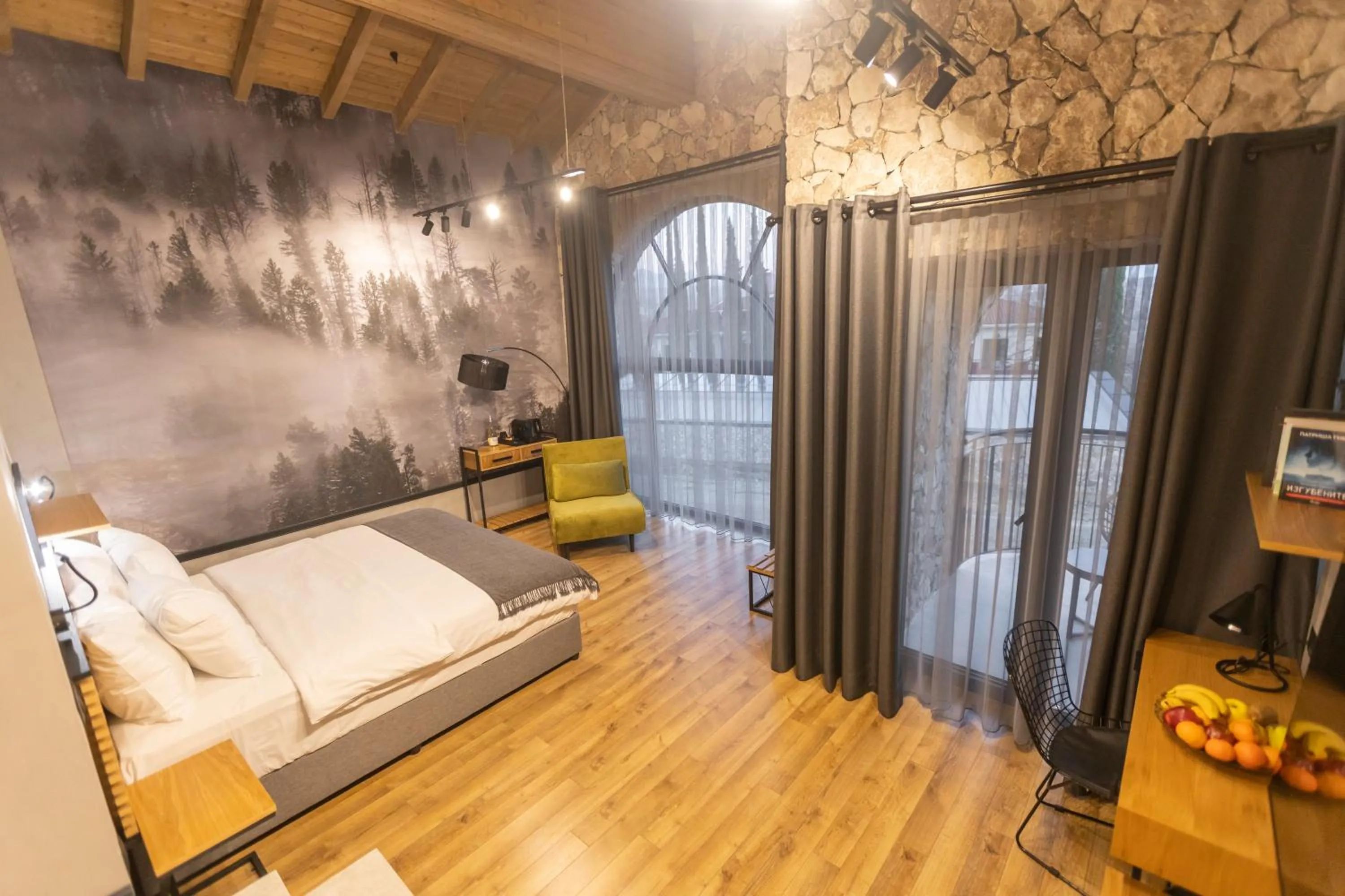 Bed in Villa Sintica