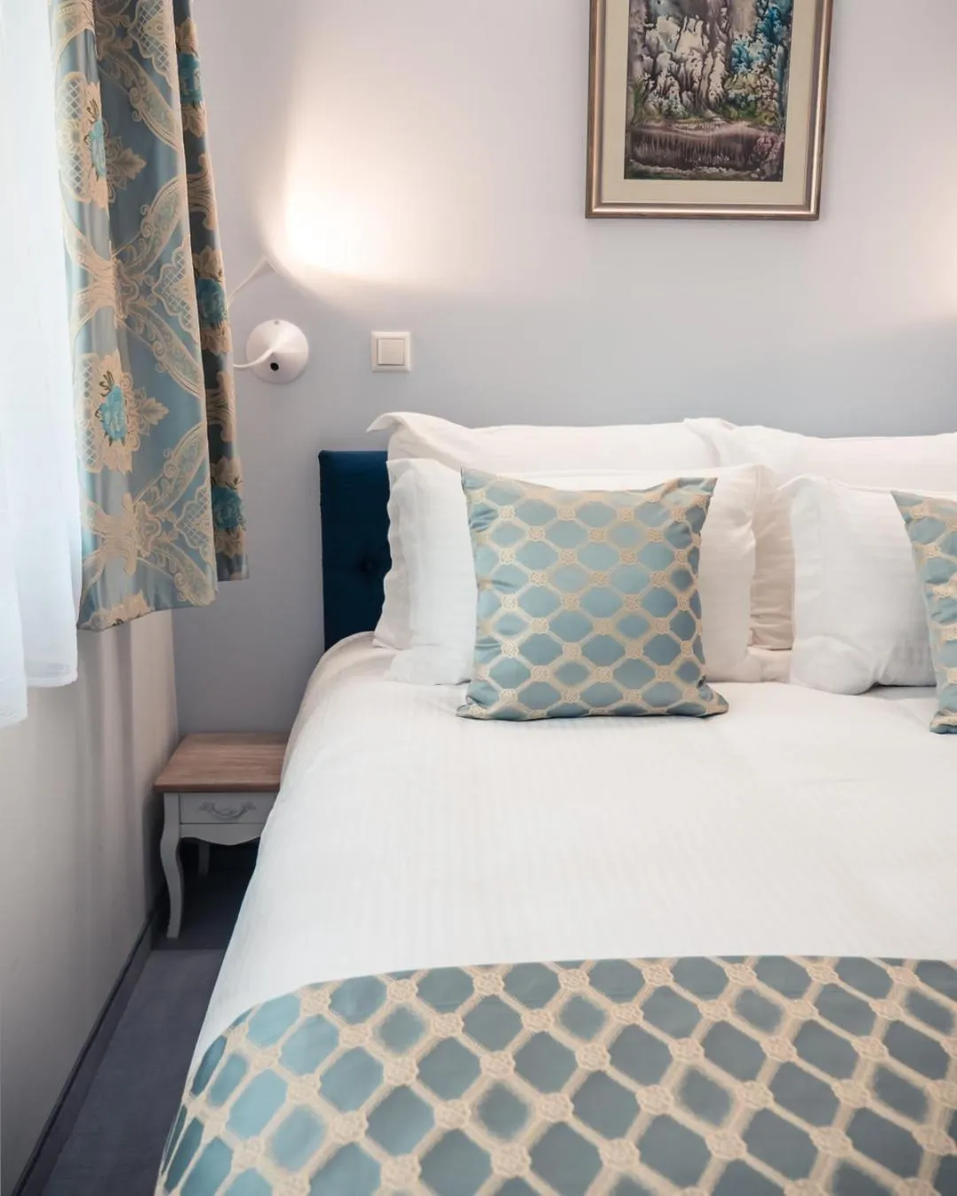 Bed in Villa Sintica