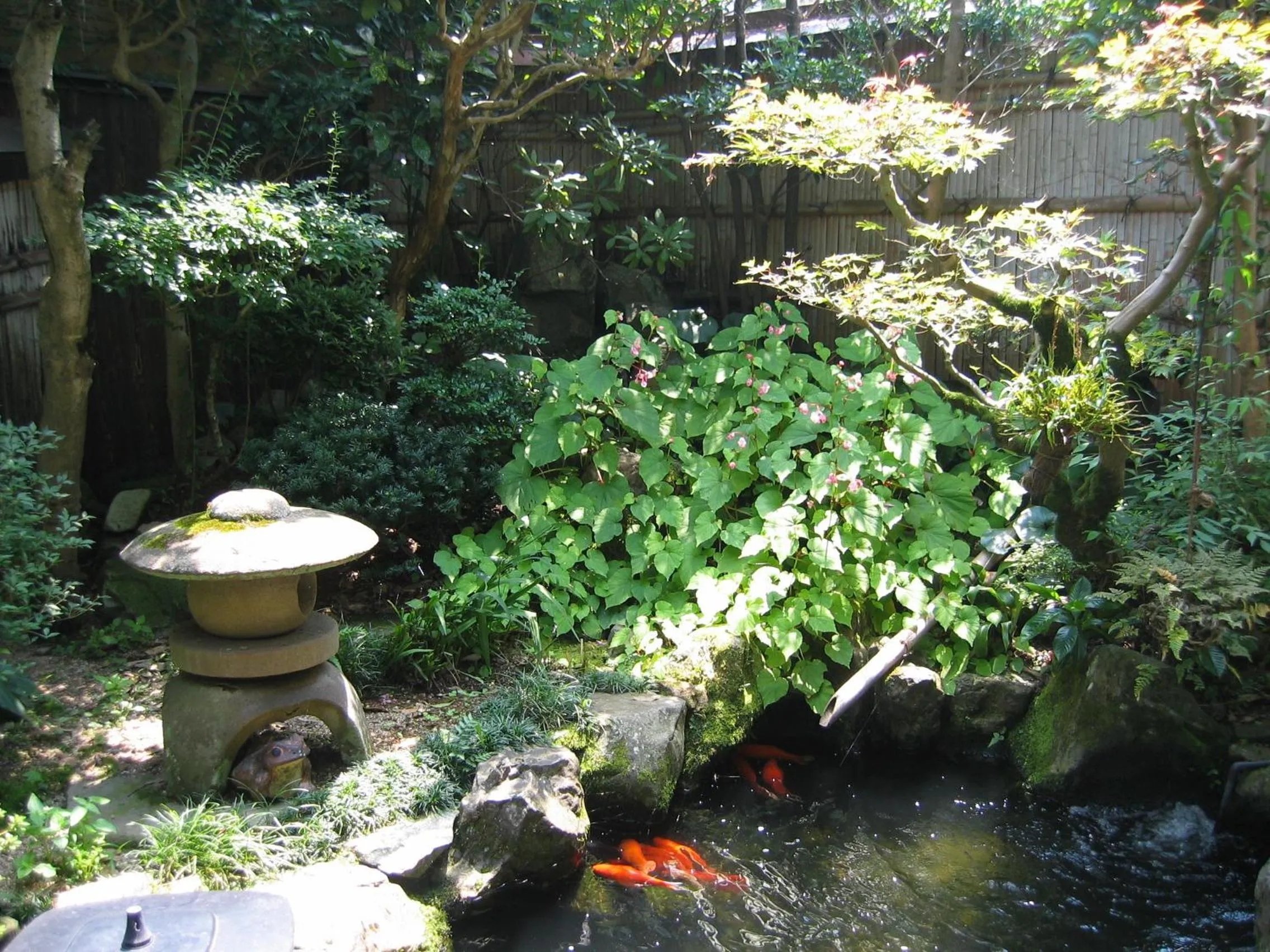 Garden in Noren Yado Meigetsu