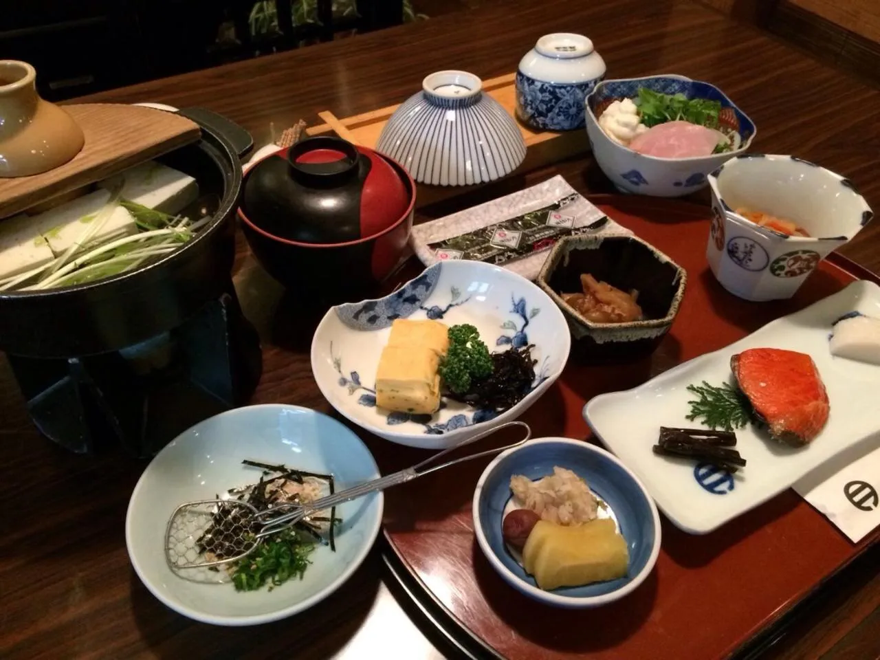 Breakfast in Noren Yado Meigetsu