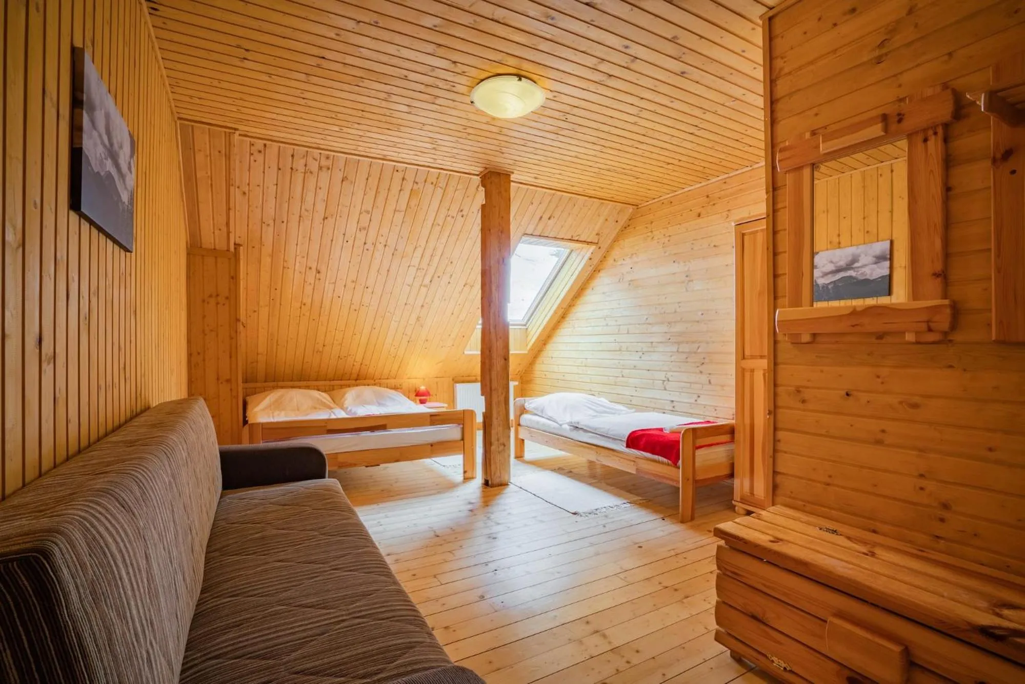 Bed in Chata Magurka