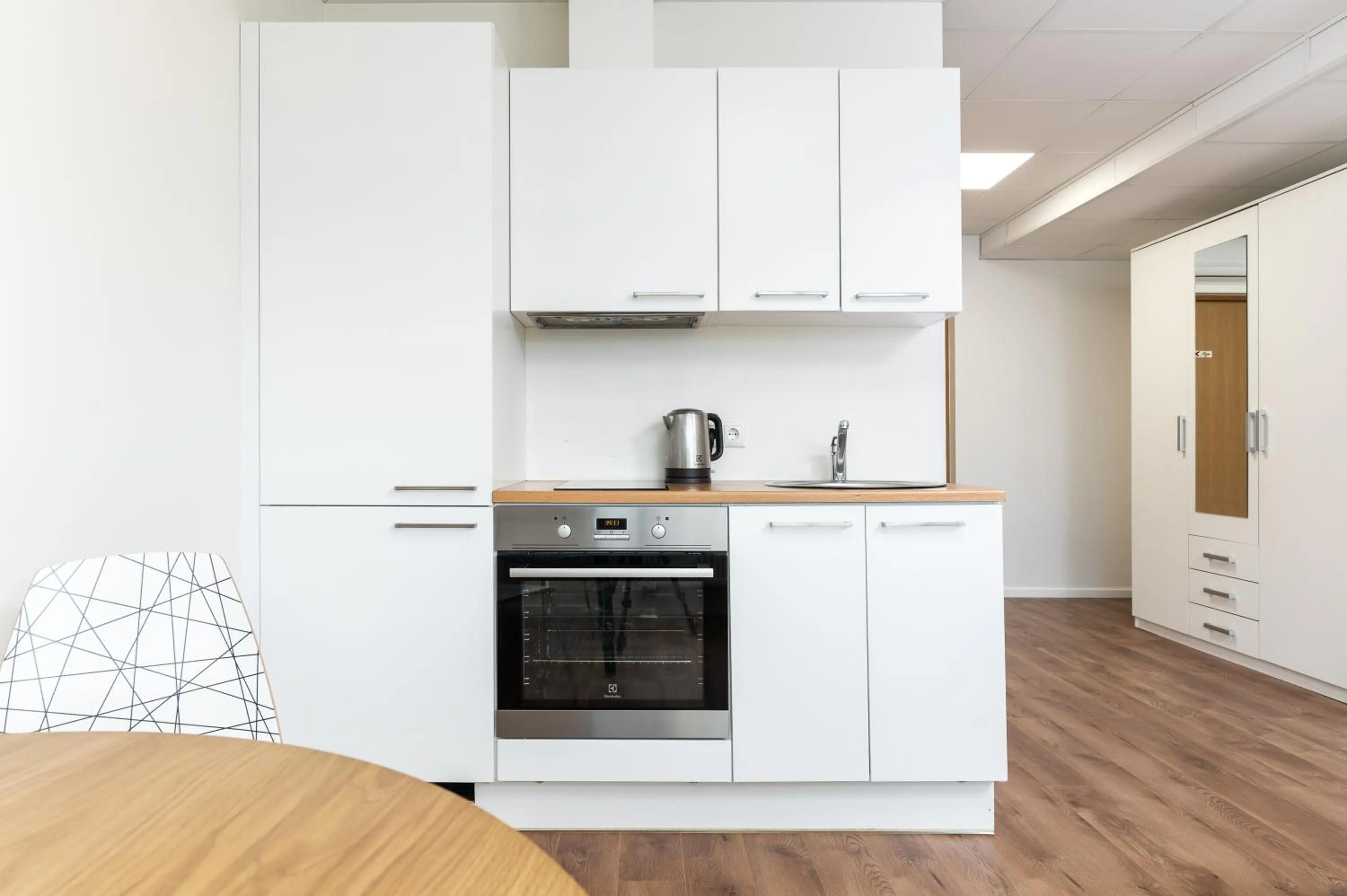 Kitchen or kitchenette in LKS Apartment one