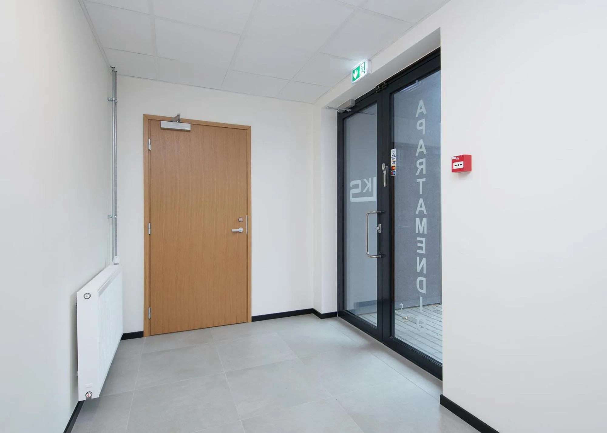 Facade/entrance in LKS Apartment one