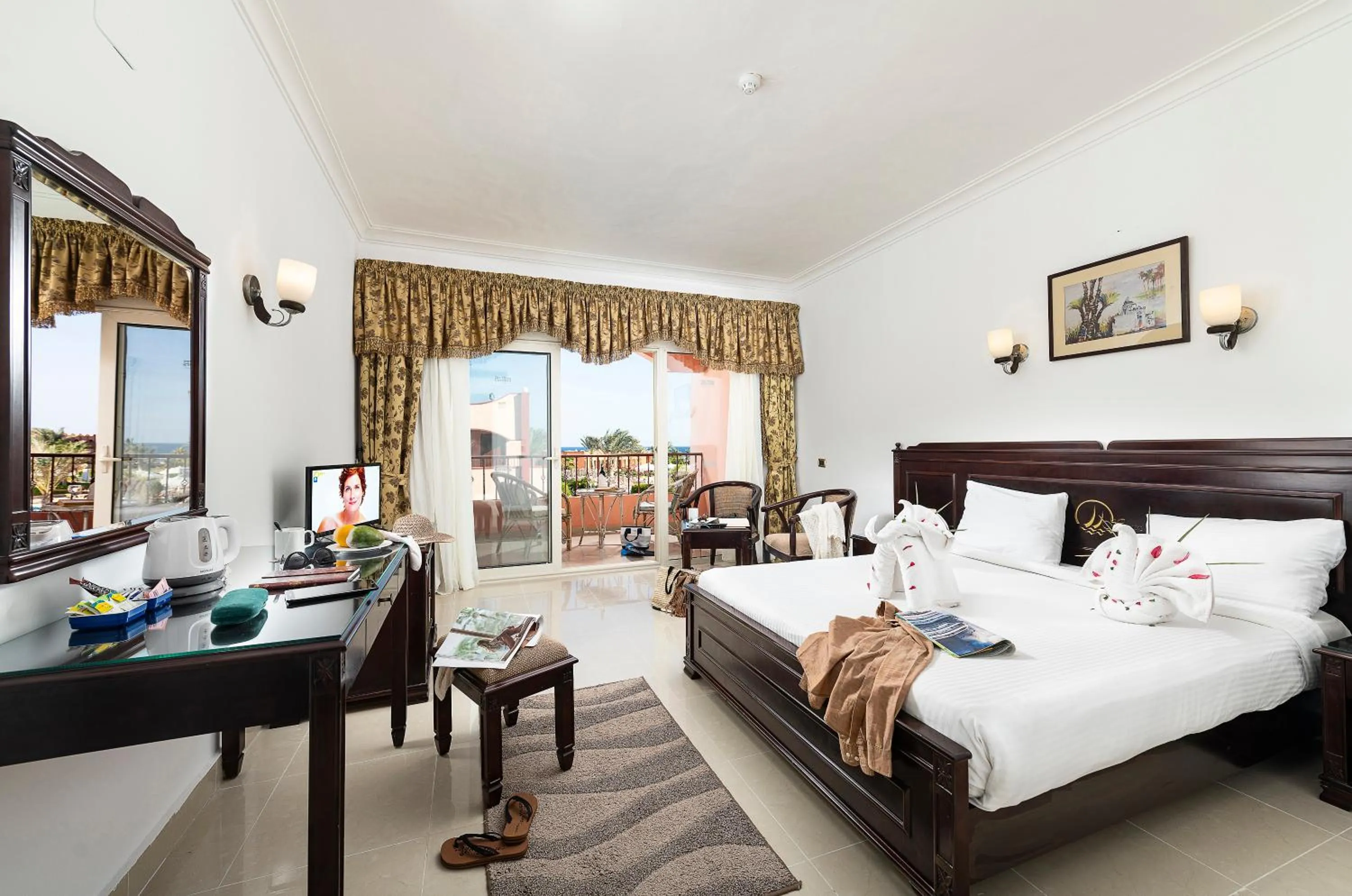 Bed in Three Corners Happy Life Beach Resort