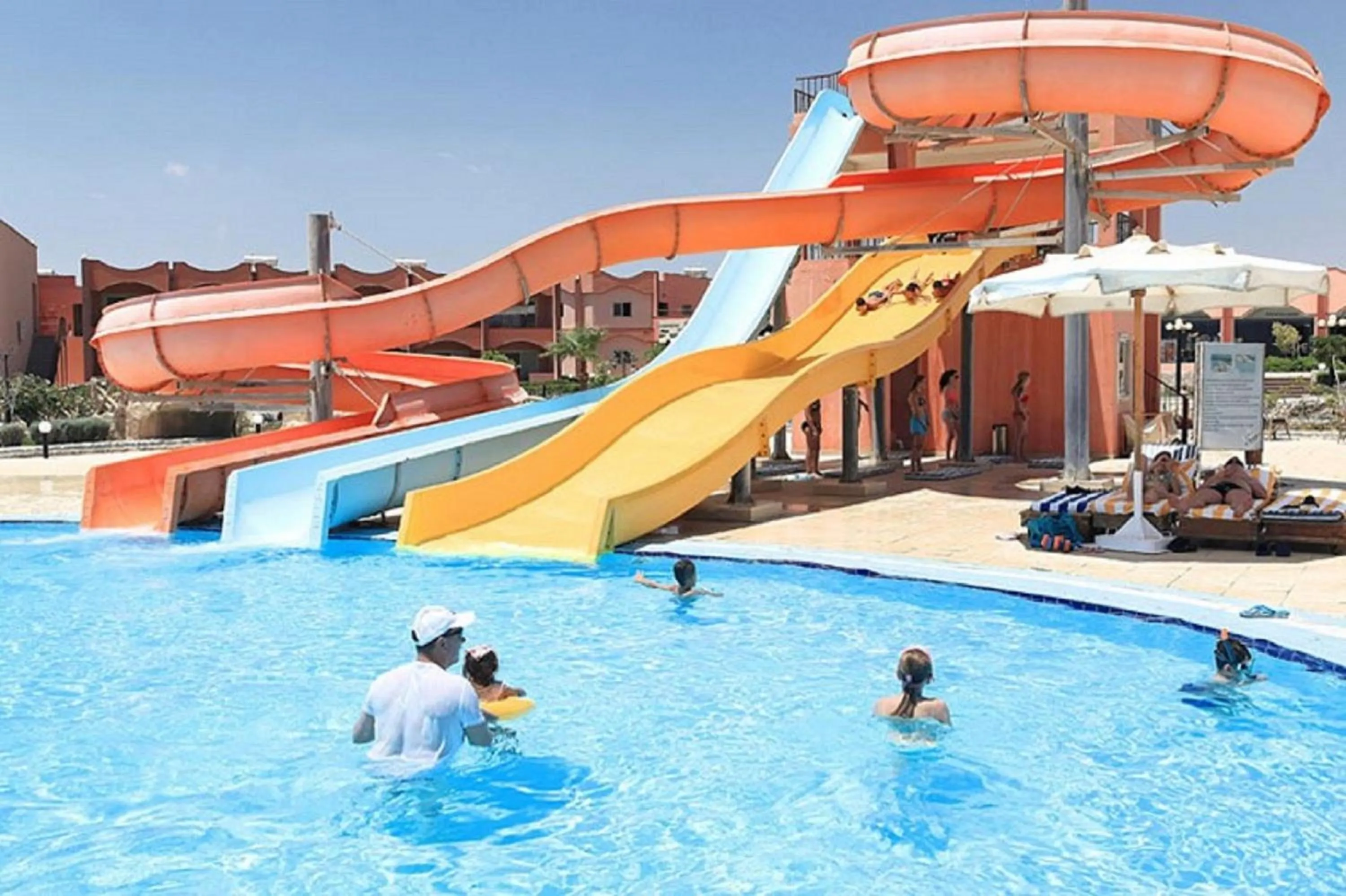 Aqua park in Three Corners Happy Life Beach Resort