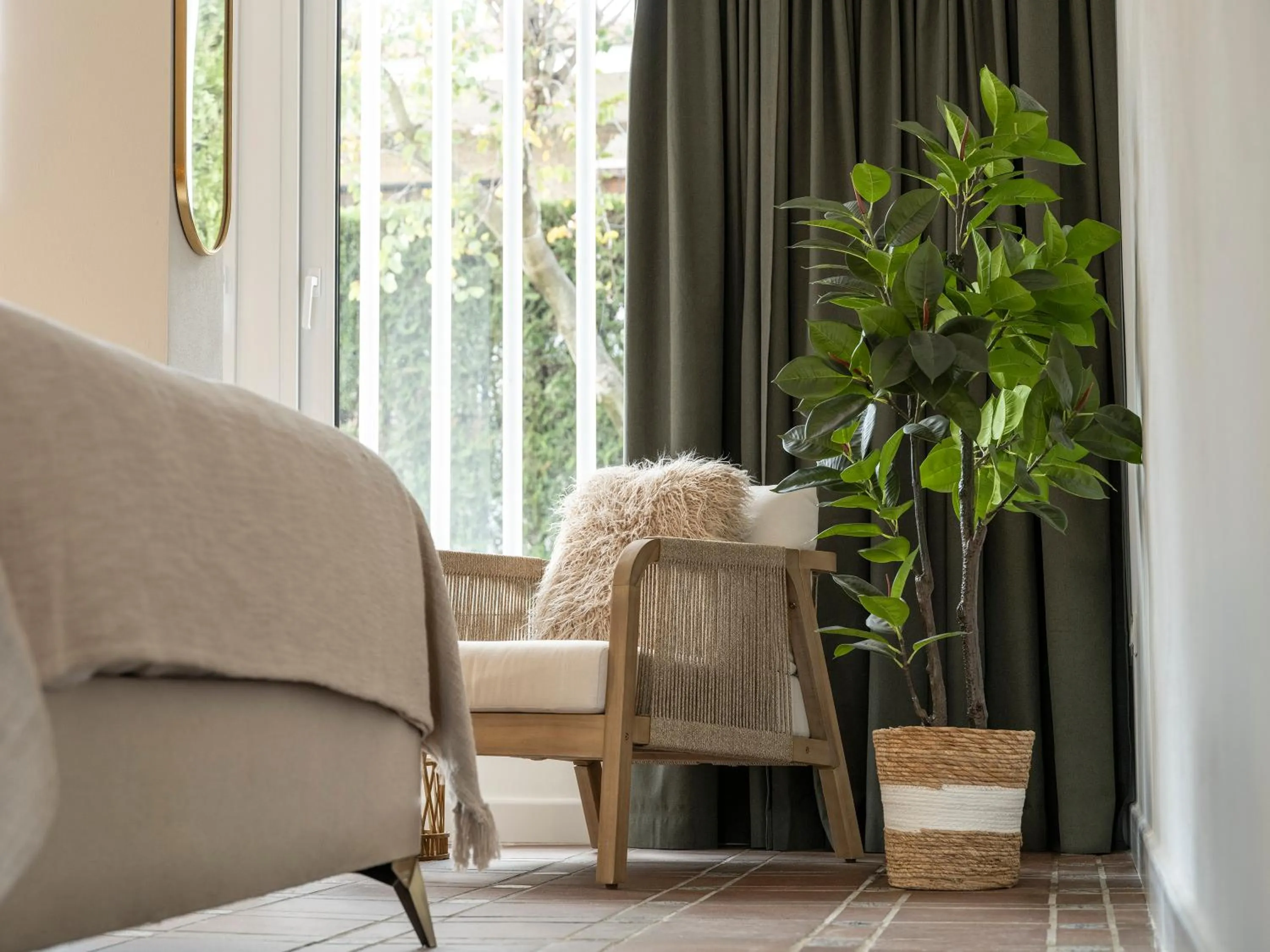 Seating area in Hotel B&B Casa Arena Sevilla