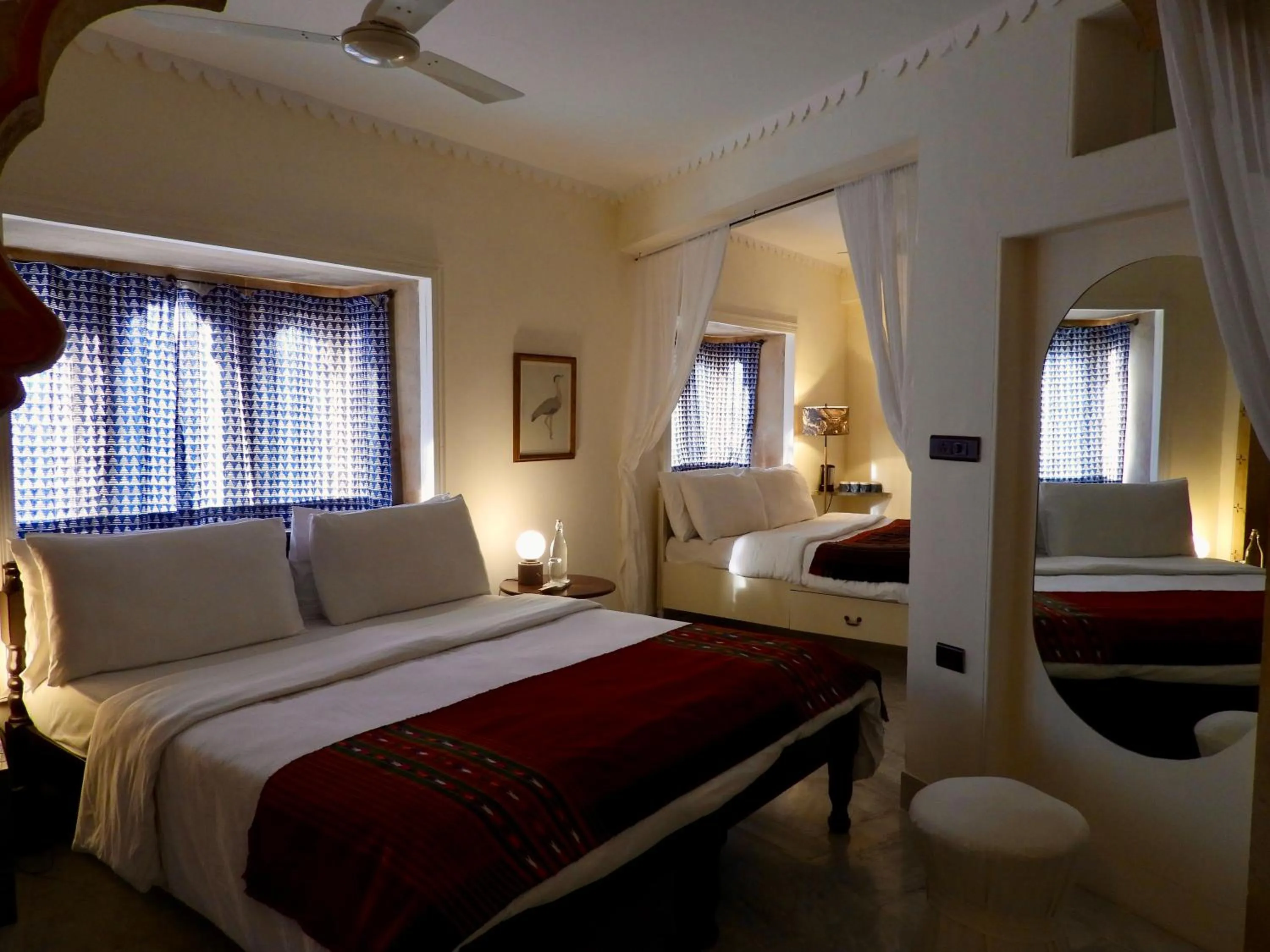 Bed in The Stepwell Hotel
