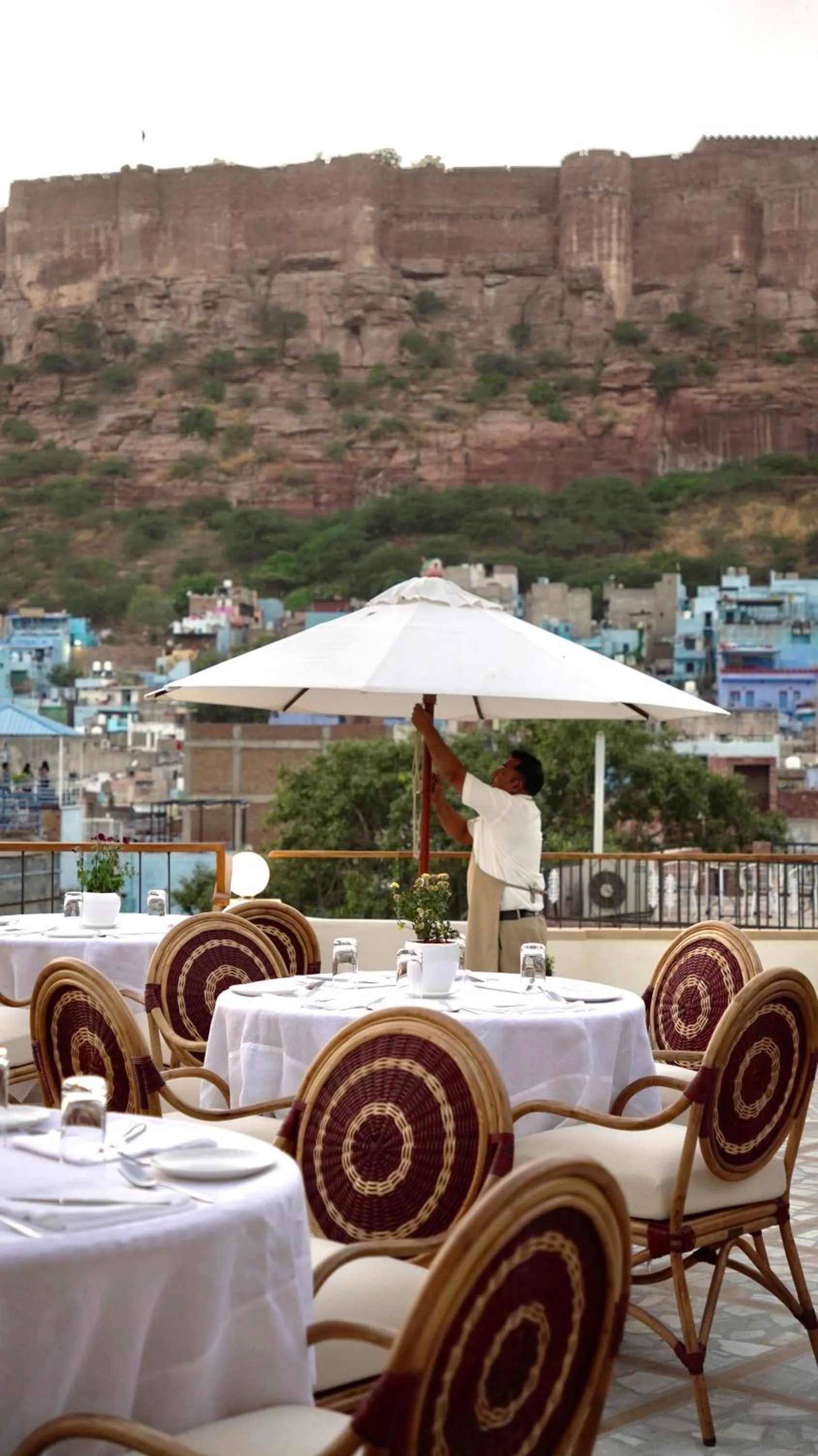 Patio in The Stepwell Hotel
