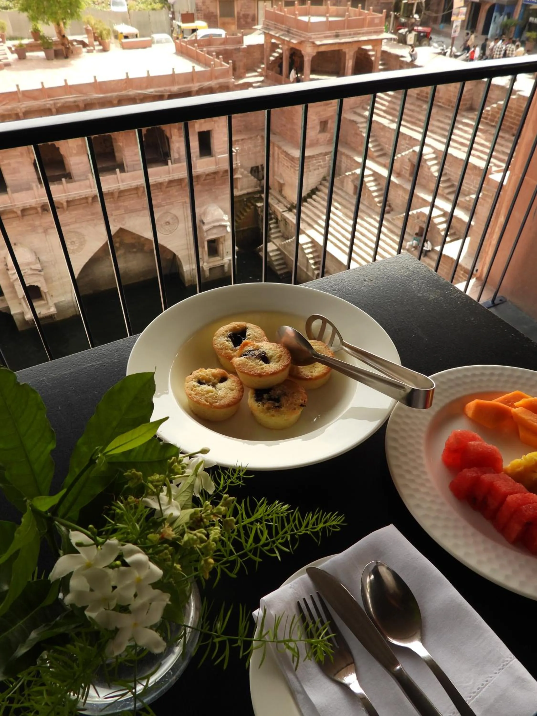 Food in The Stepwell Hotel