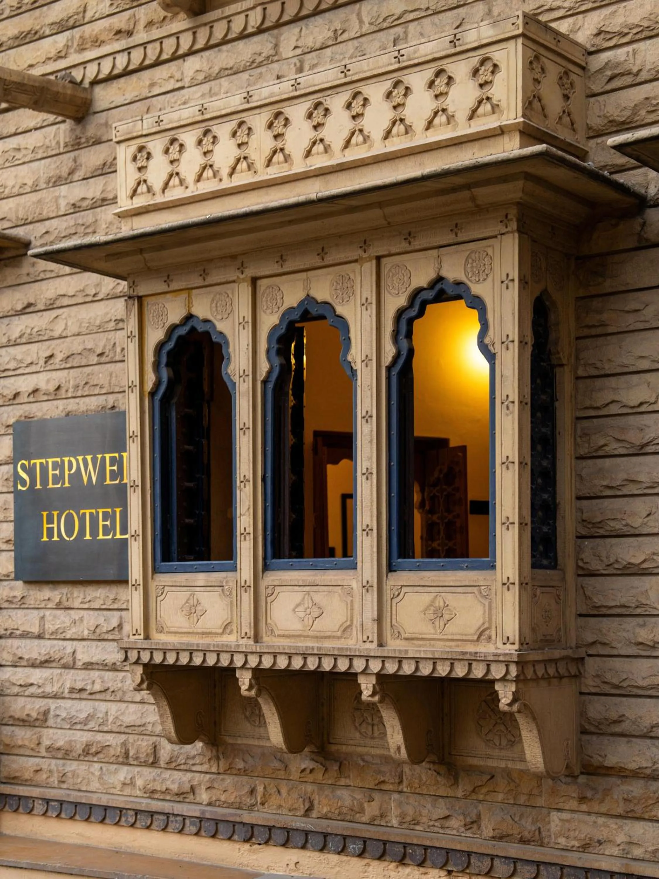 Logo/Certificate/Sign in The Stepwell Hotel