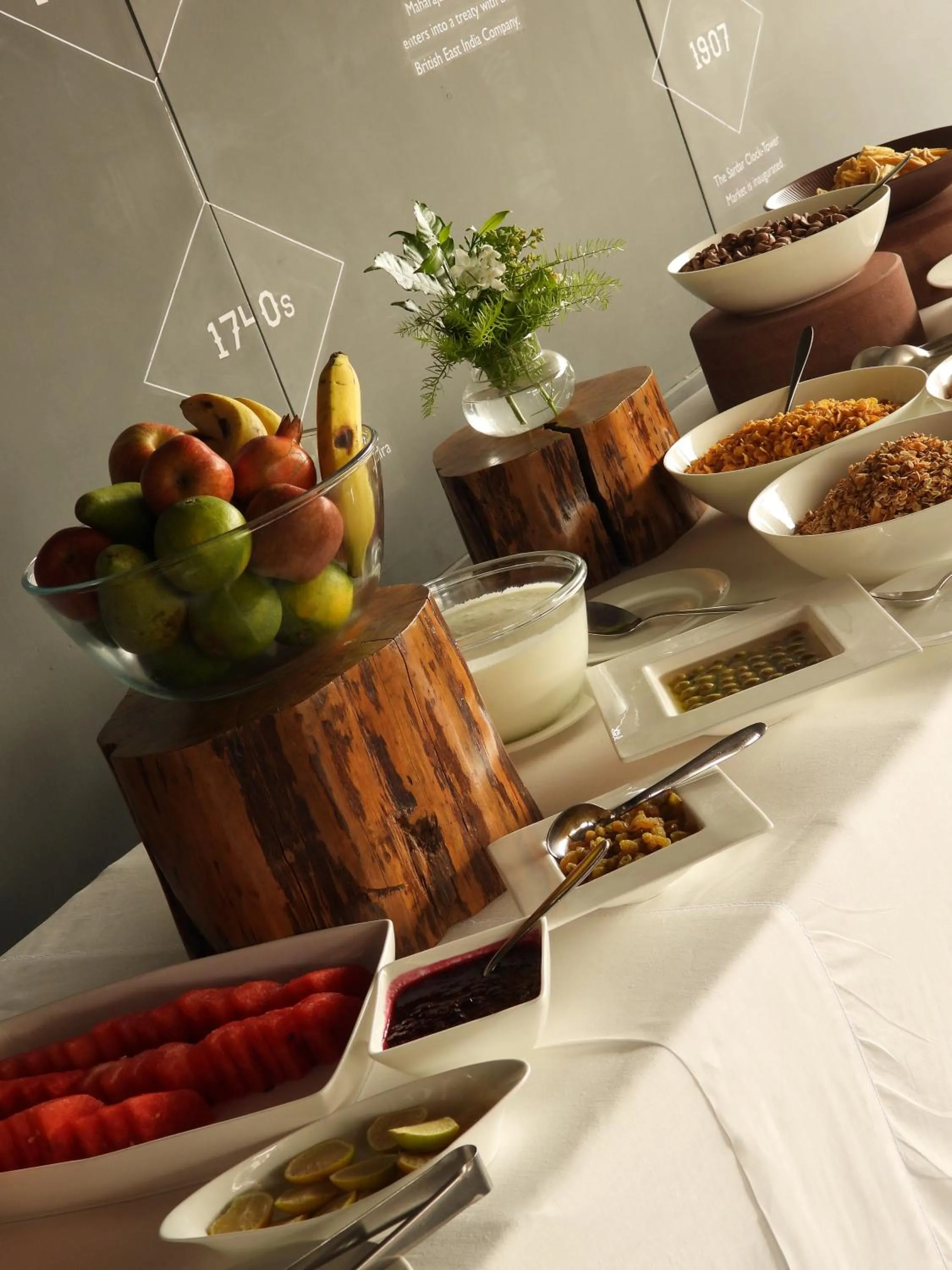 Food and drinks in The Stepwell Hotel