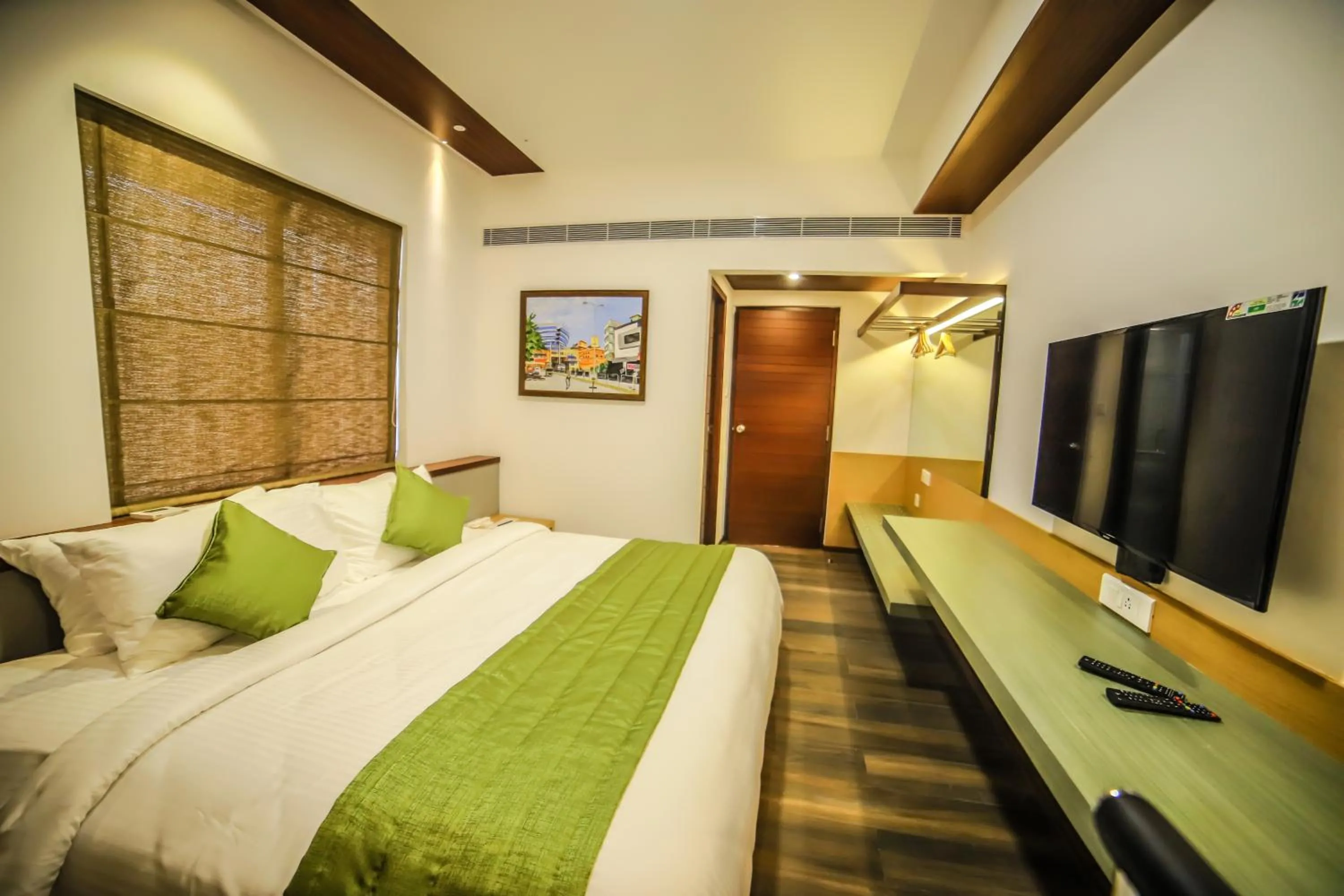 Bed in Hotel Villa Maryam