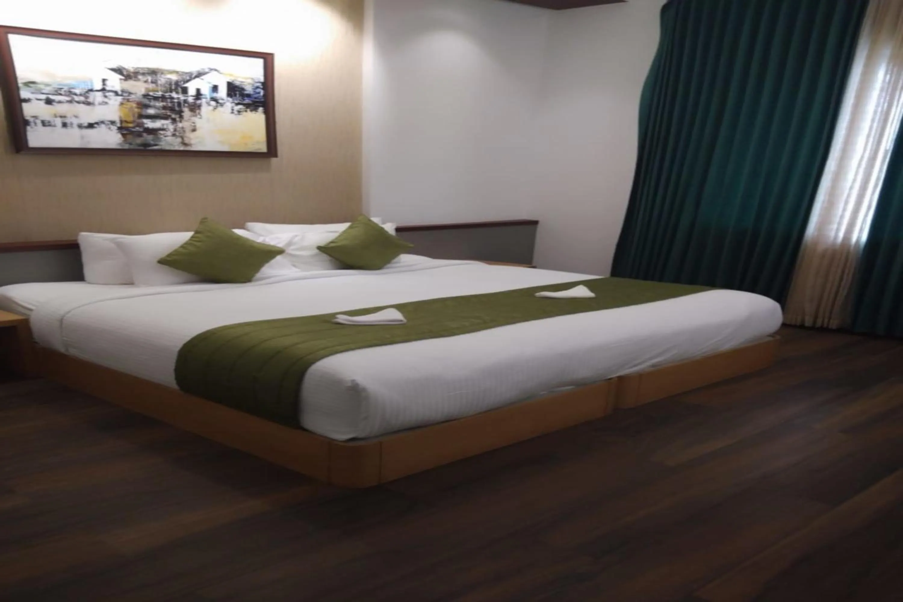 Bed in Hotel Villa Maryam