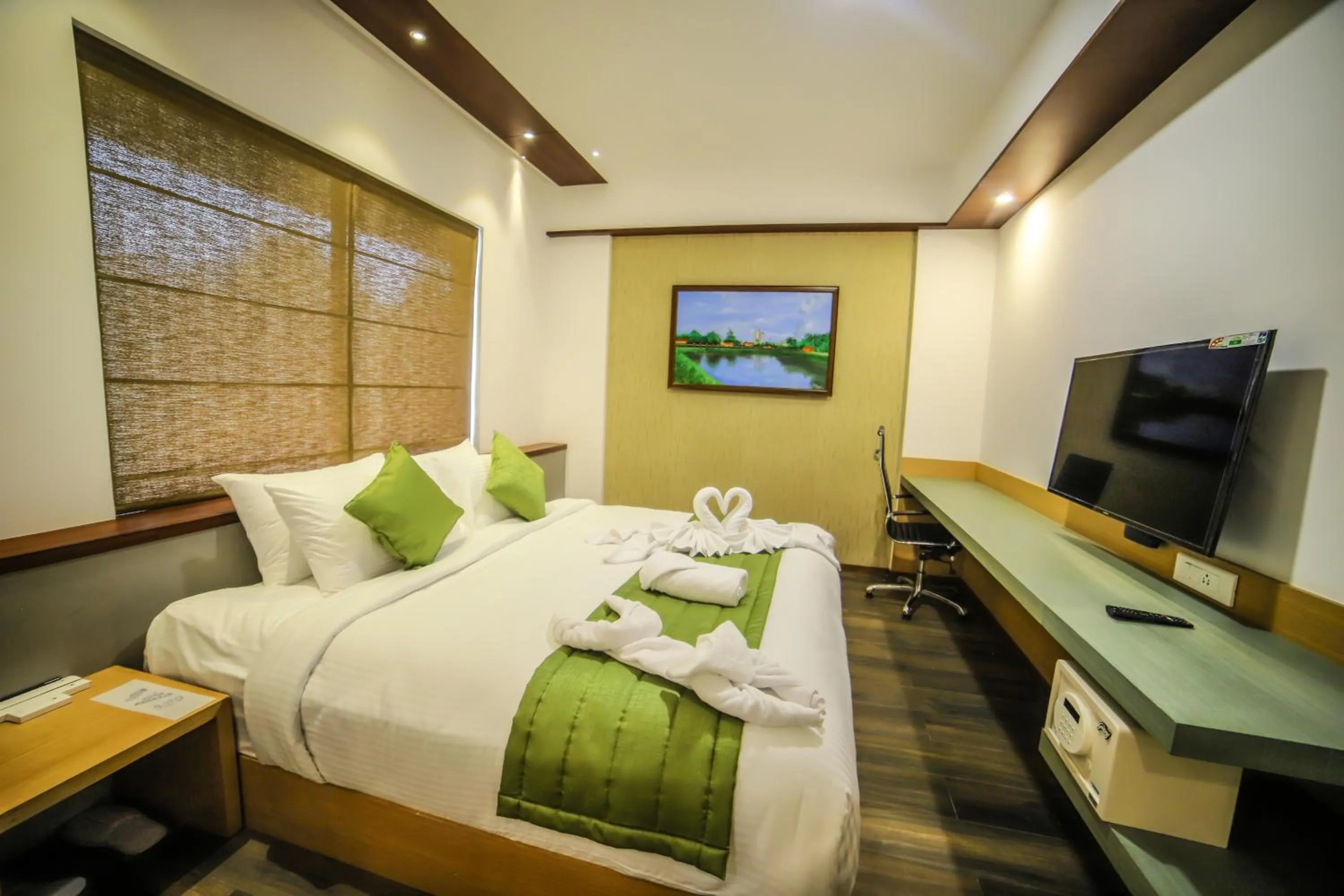 Bed in Hotel Villa Maryam