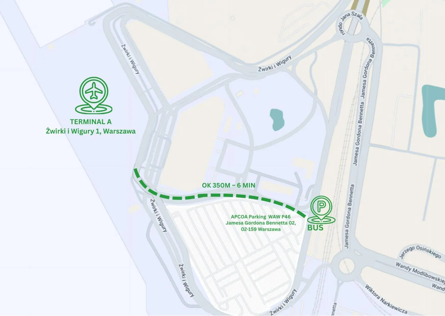 shuttle in ibis Styles Warszawa Airport
