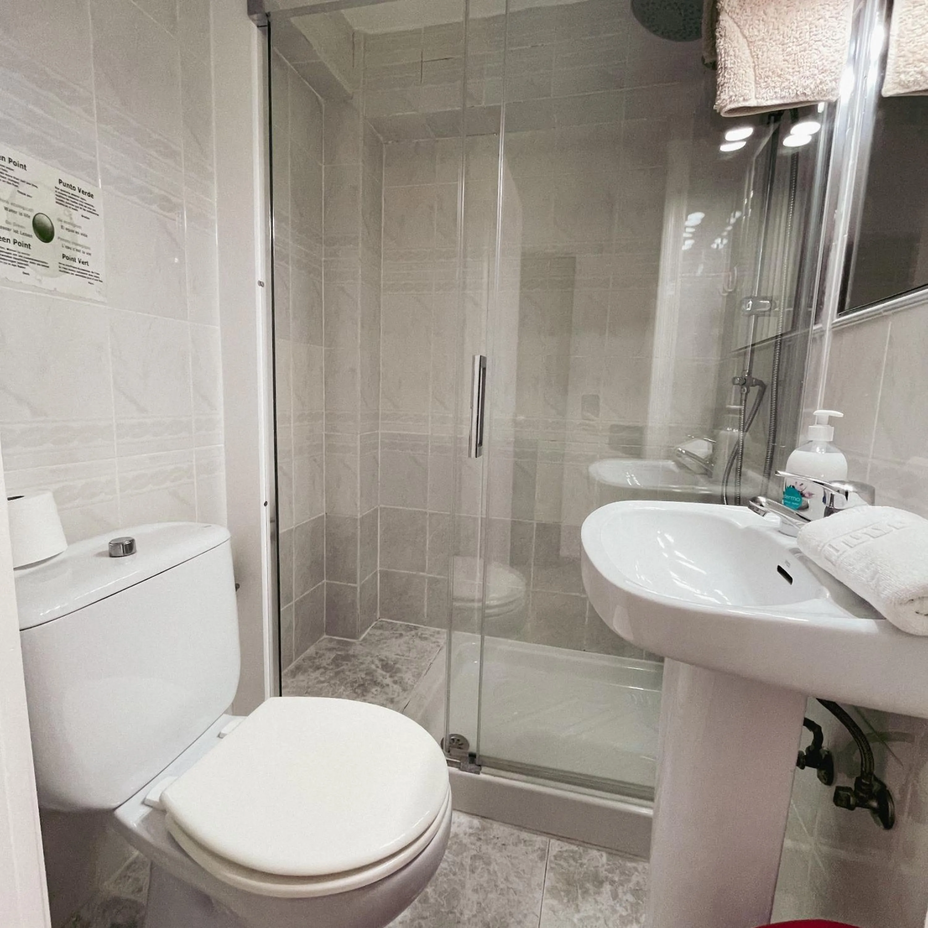 Bathroom in HOSTAL MONREAL