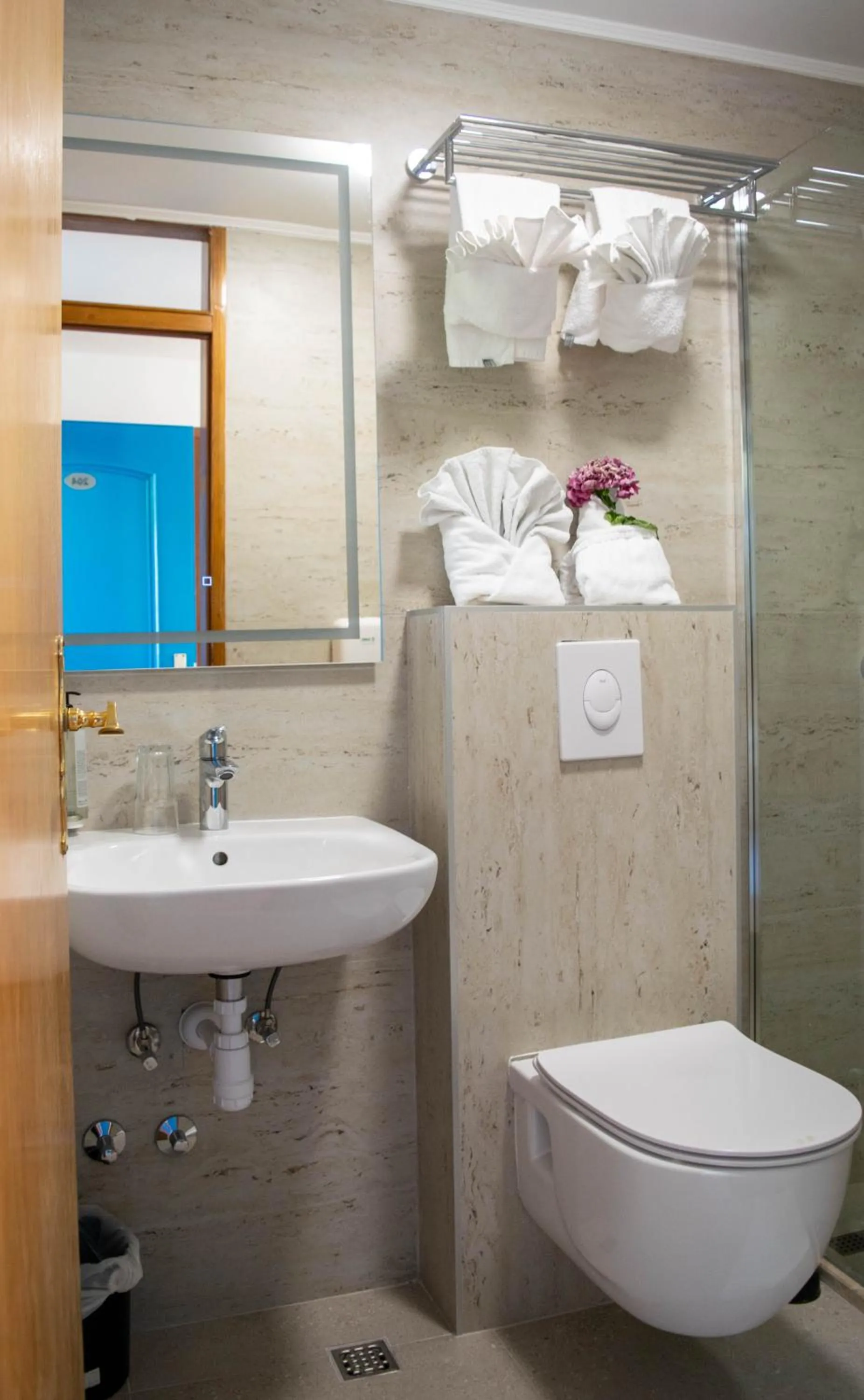 Shower in Beach Hotel