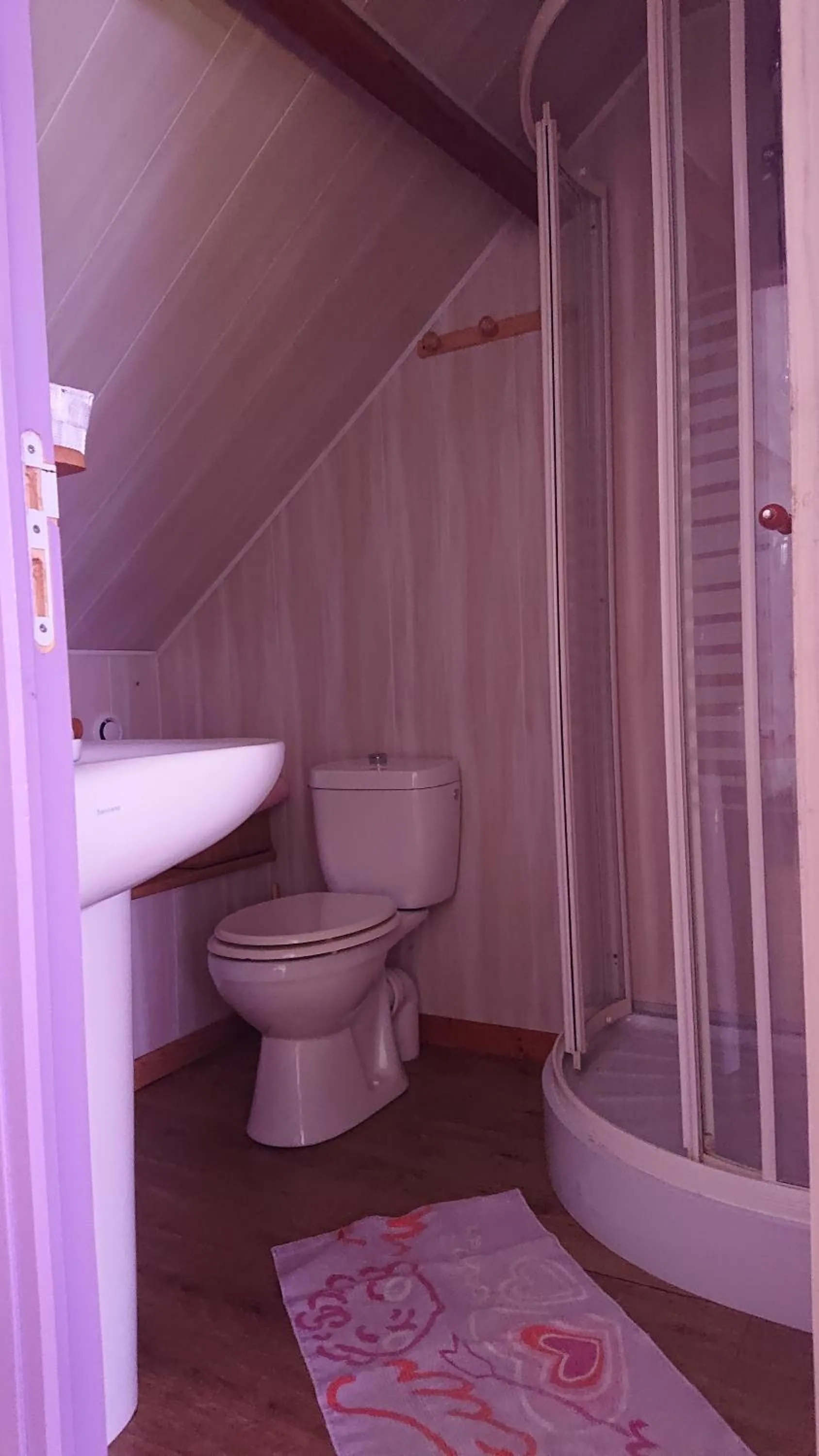 Shower in Les Chambres du Relais