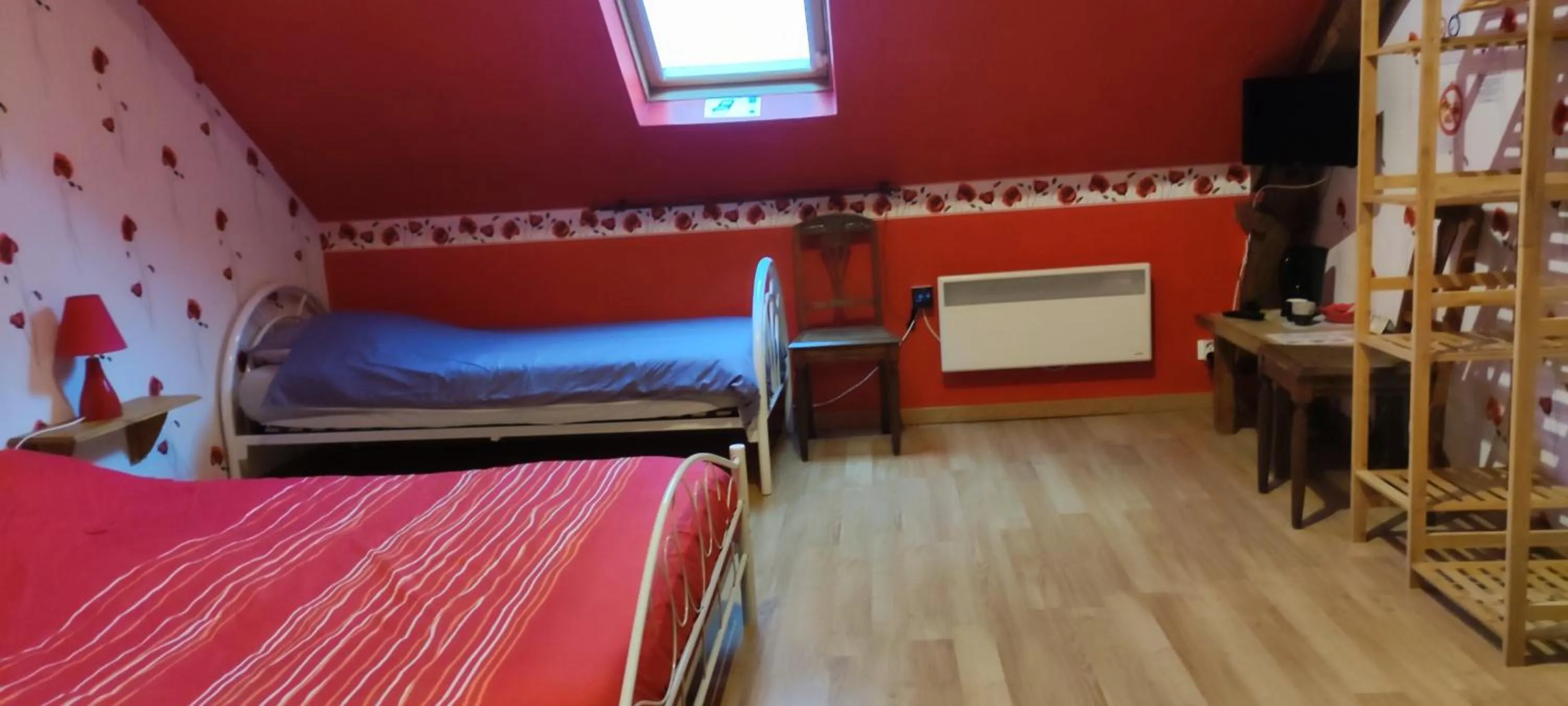 Bed in Les Chambres du Relais