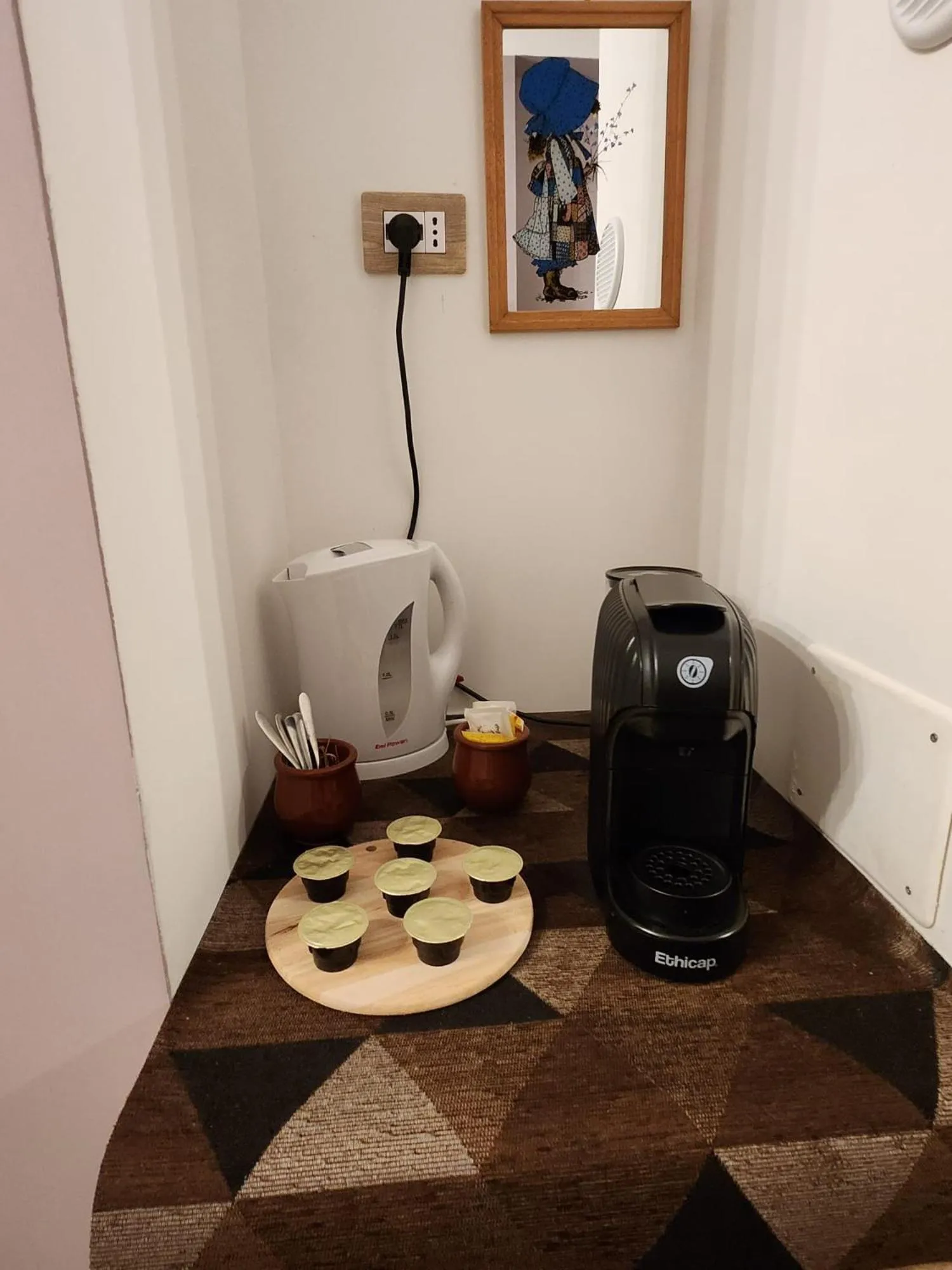 Kitchen or kitchenette in Le terrazze di Alberto