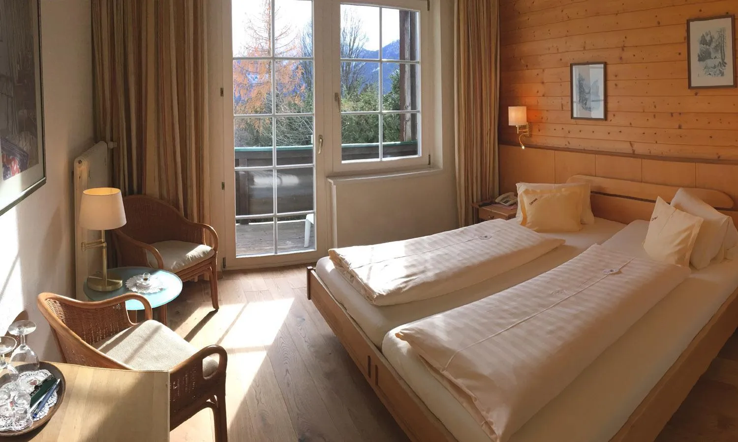 Photo of the whole room, Bed in Landhaus Lührmann