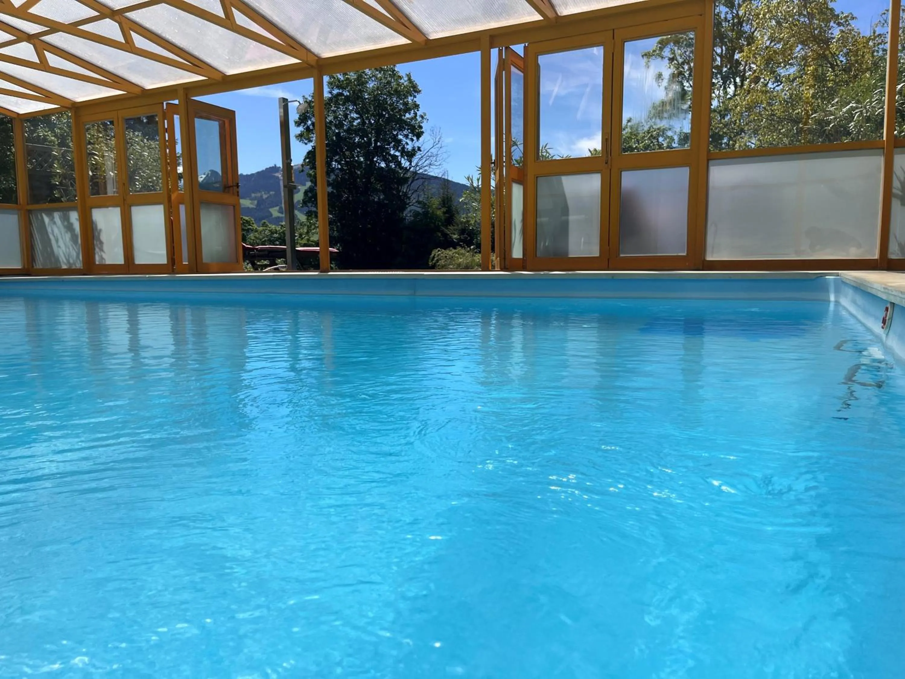 Swimming pool in Landhaus Lührmann