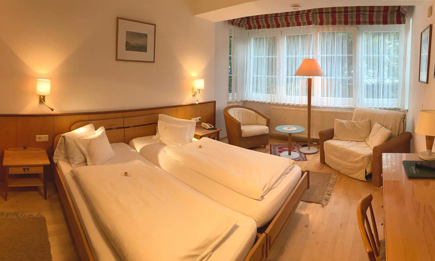 Photo of the whole room, Bed in Landhaus Lührmann