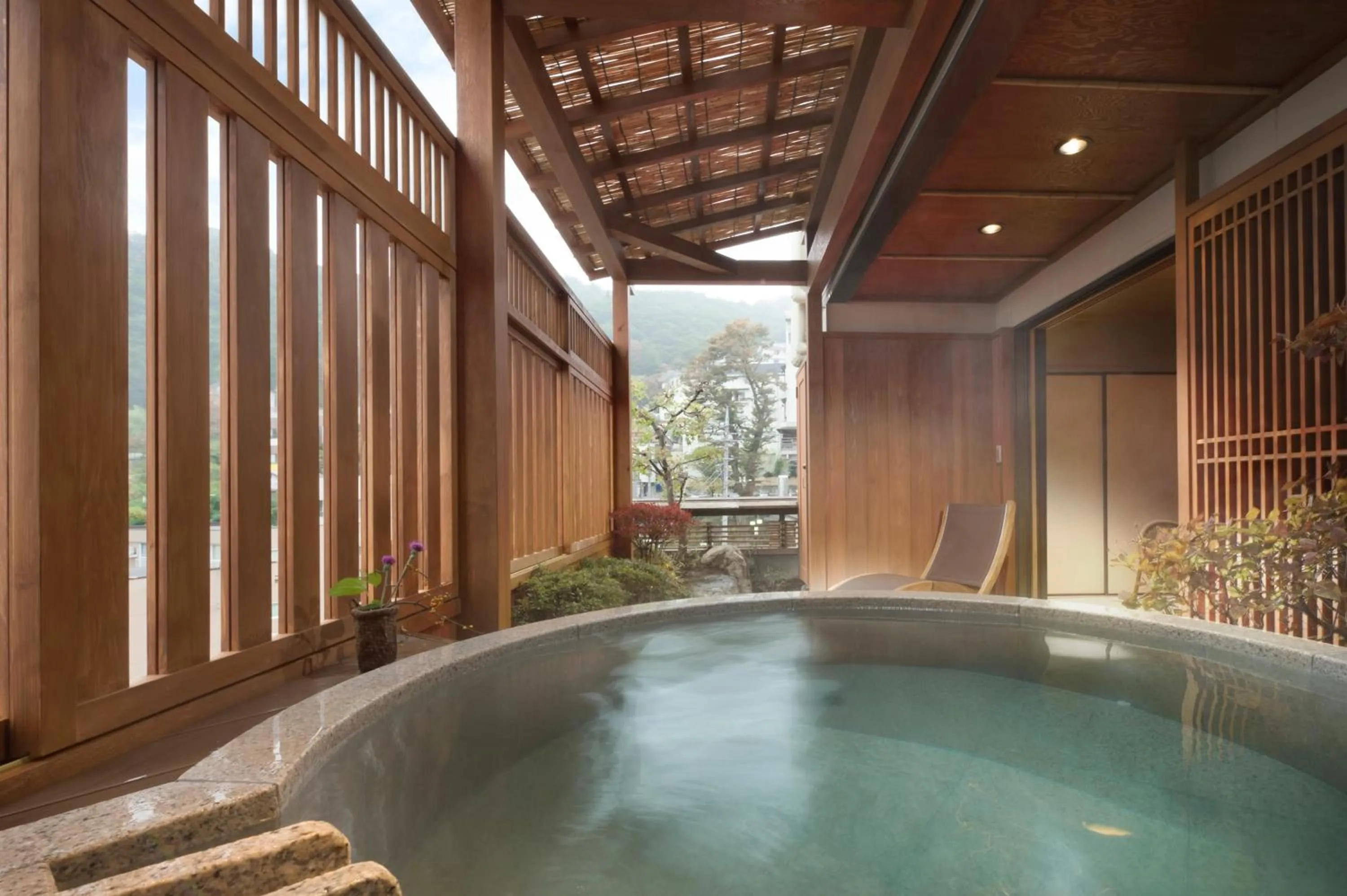 Hot Spring Bath in Oyado Tamaki