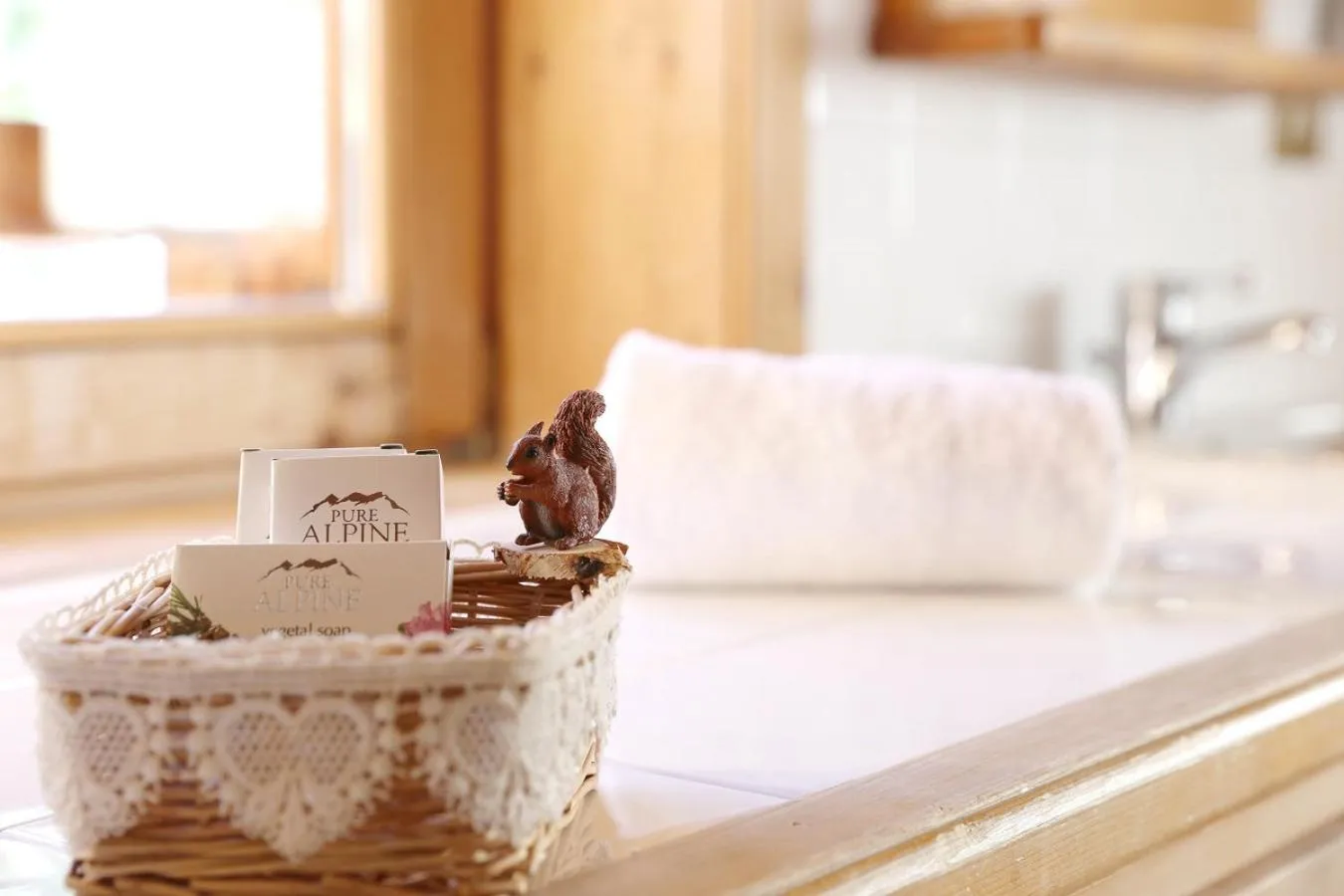 Decorative detail, Bed in Baita Luleta