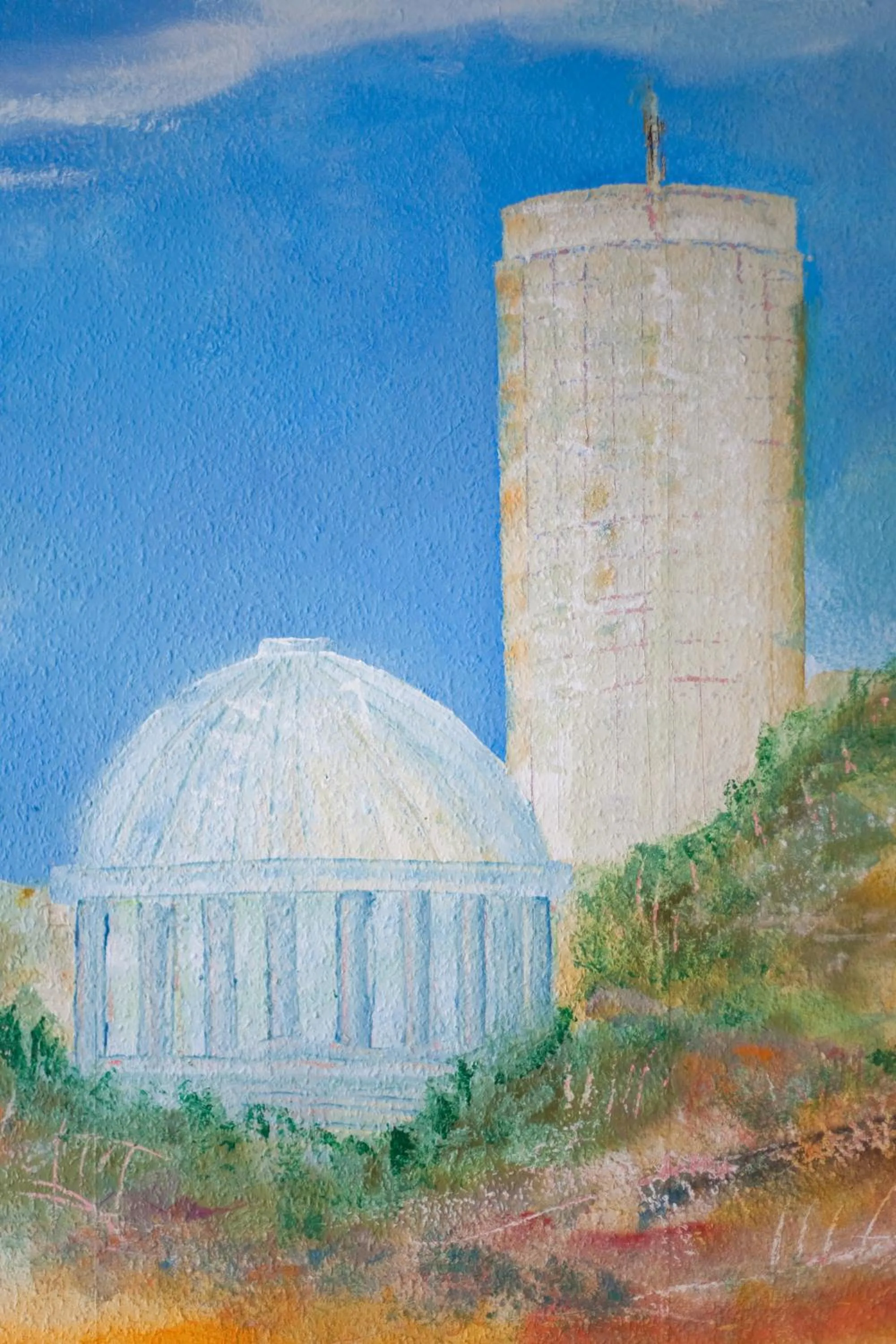 Decorative detail in Hostel Jena