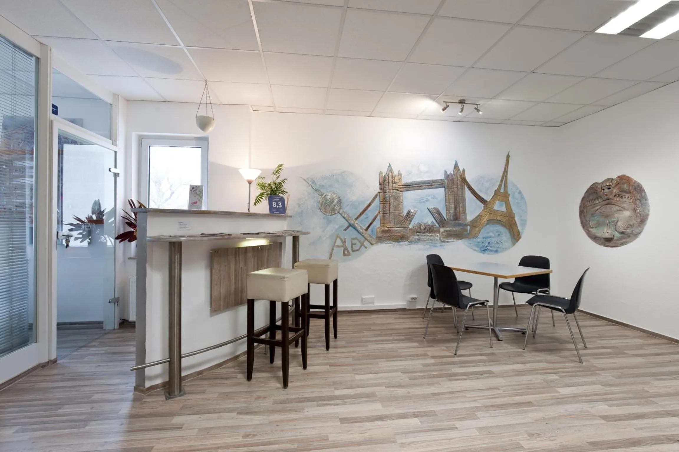 Lobby or reception in Hostel Jena