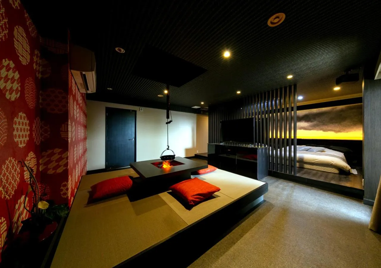 Bed in HOTEL Eldia Japanese Modern (Adult Only)