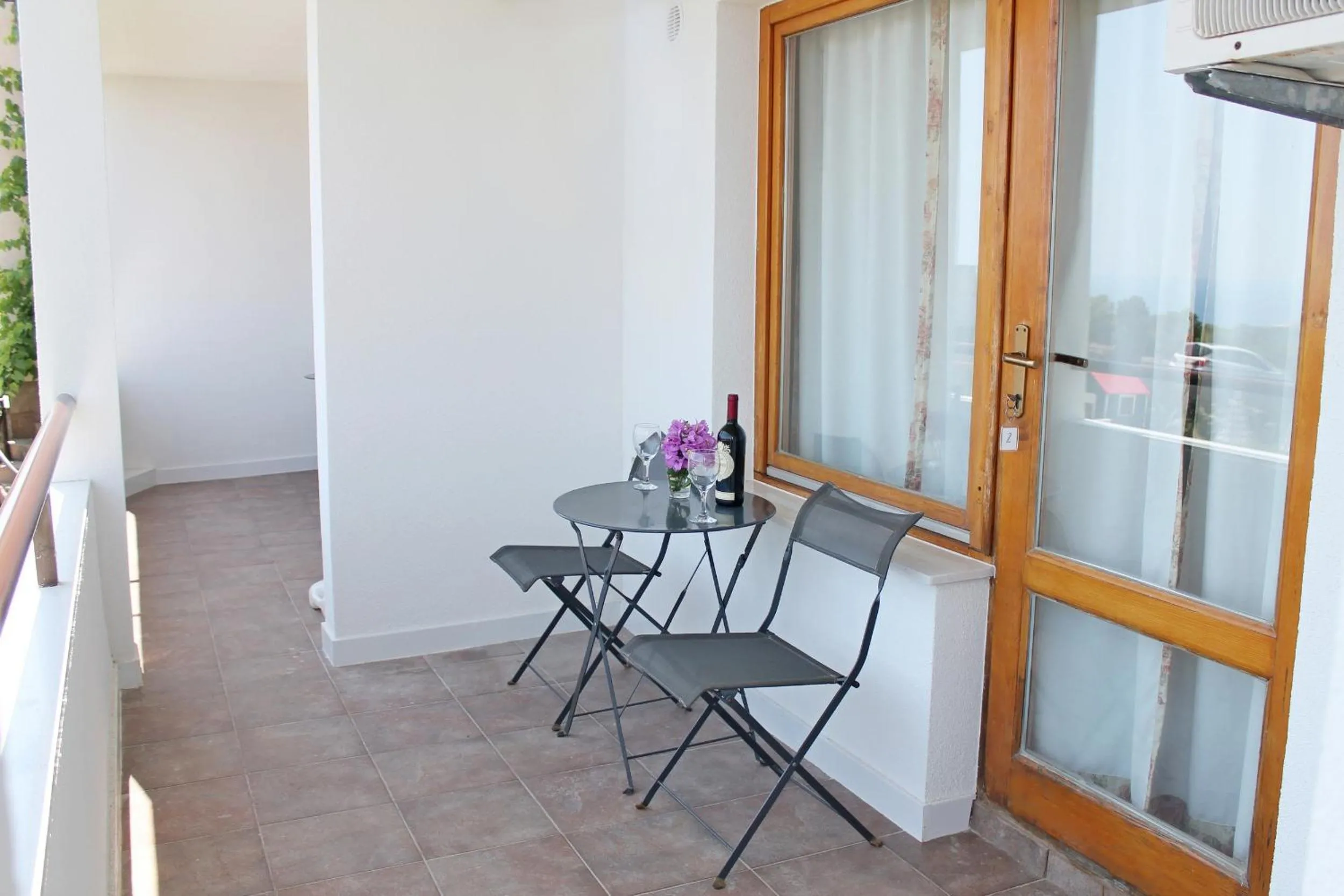 Balcony/Terrace in Apartments Villa Milna 2