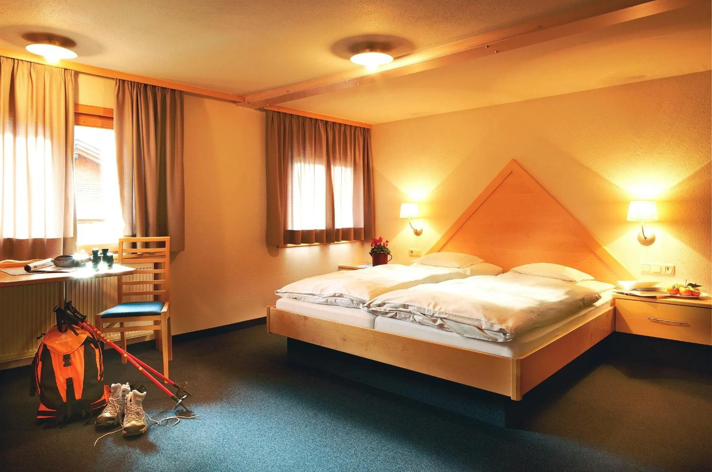 Bedroom, Bed in Gasthof Taube