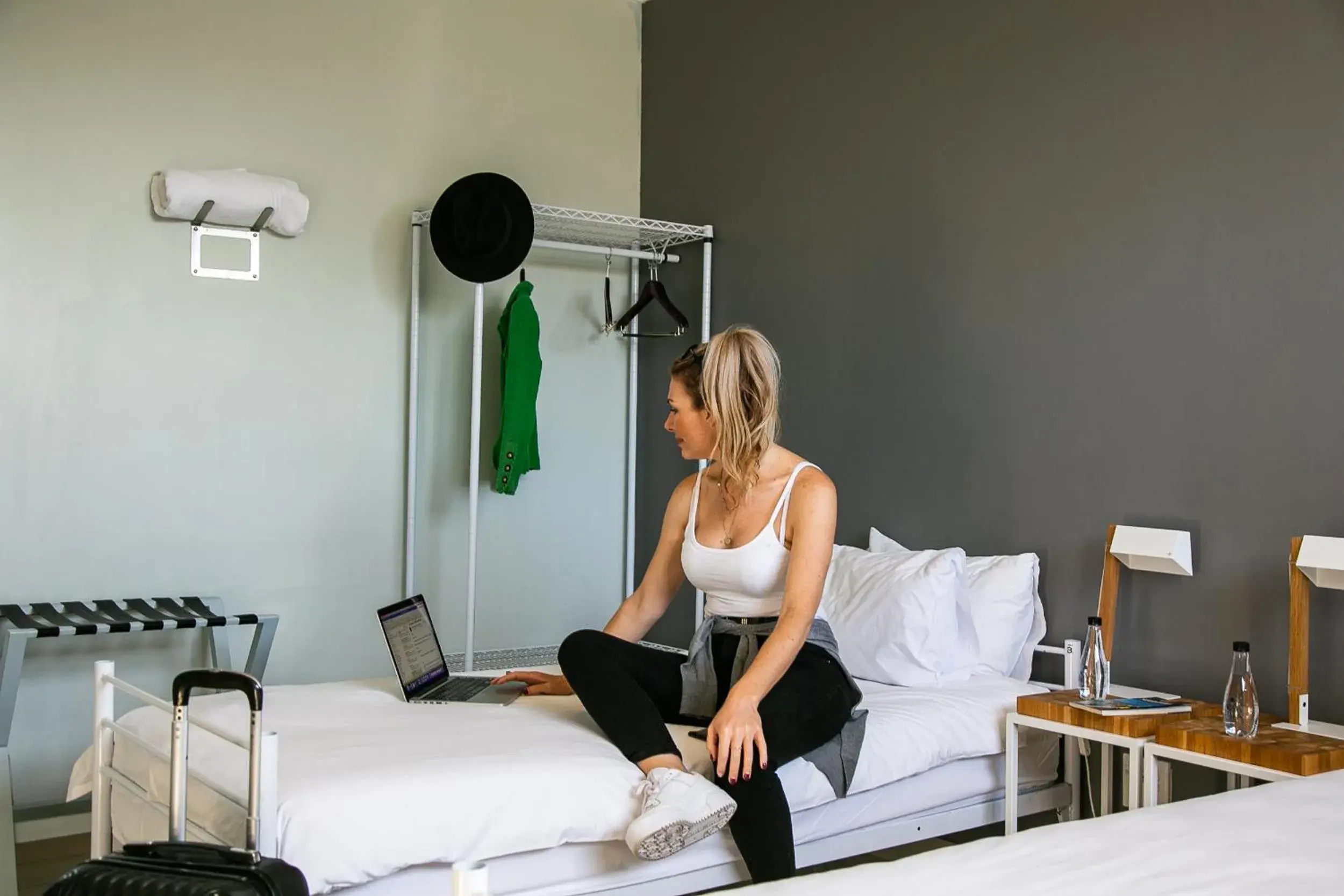 Twin Room with Shared Bathroom - single occupancy in Zzzone Boutique Hostel Twin Room with Shared Bathroom - single occupancy in Zzzone Boutique Hostel