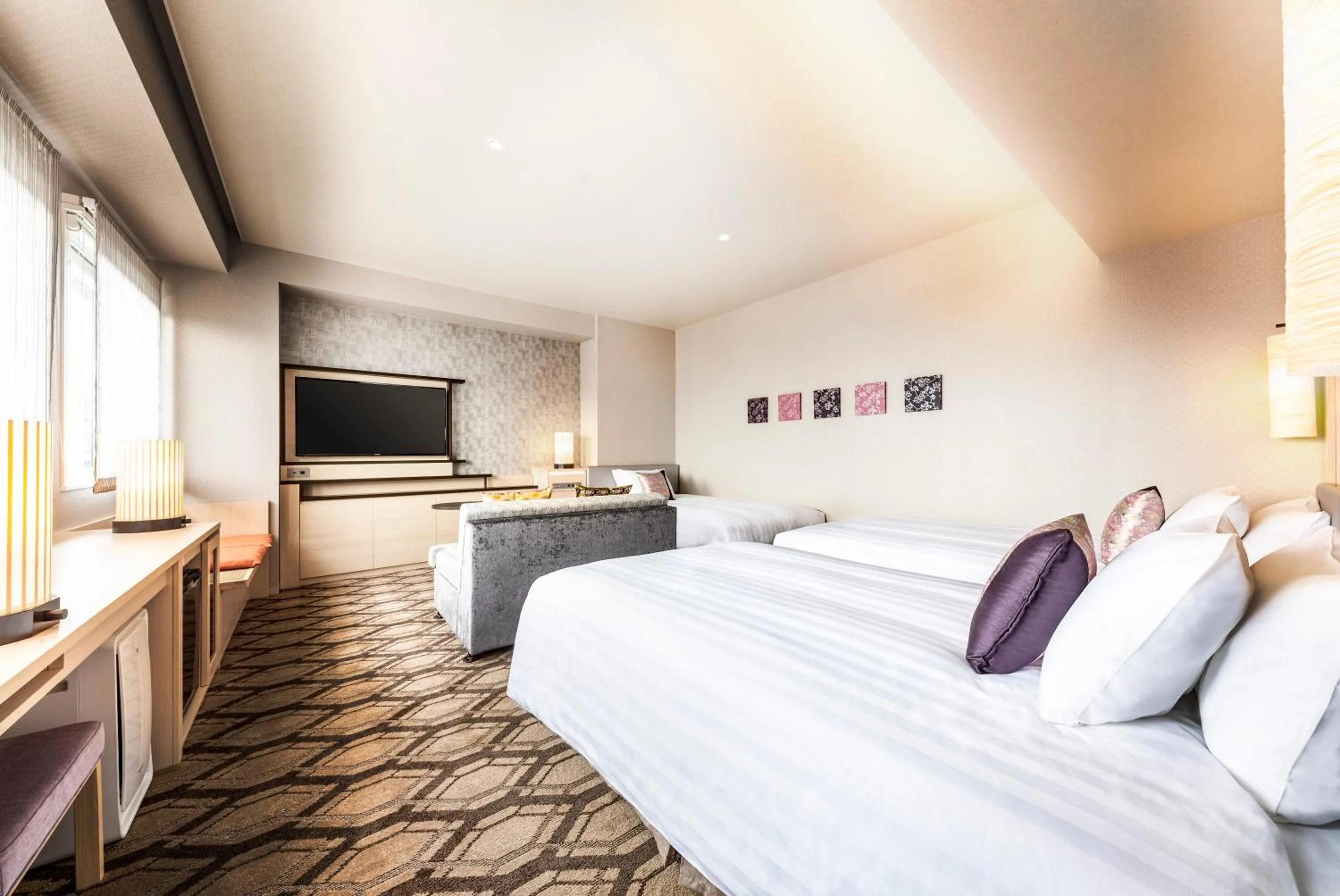 Bed in Hotel Hanshin Annex Osaka